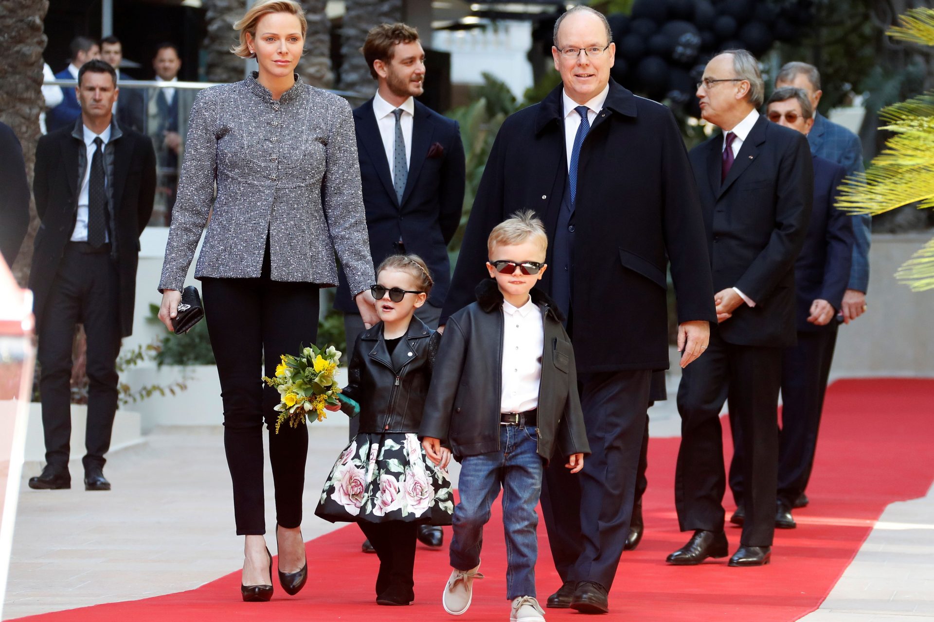 Charlène's kinderen hebben 