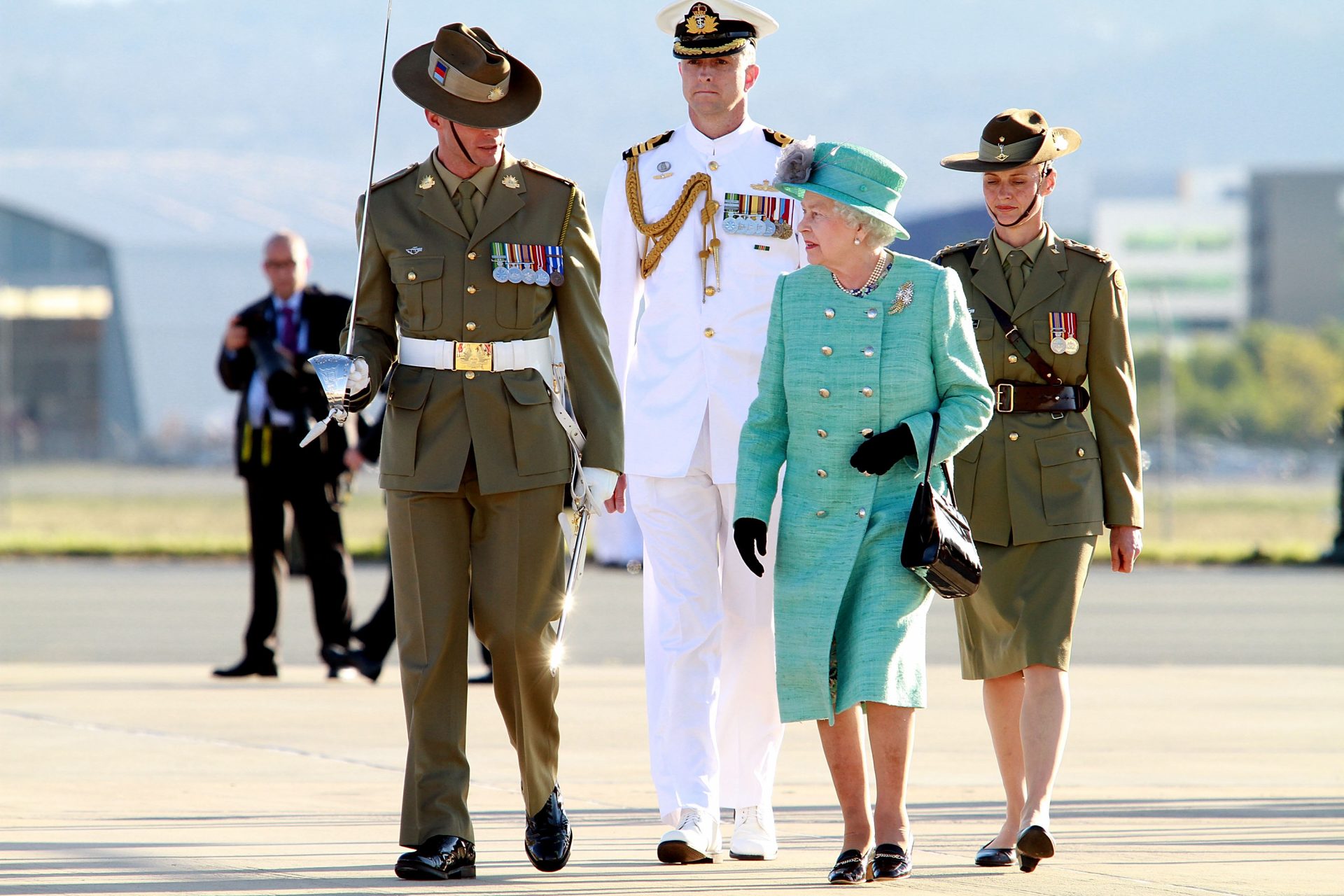 Queen Elizabeth in Canberra