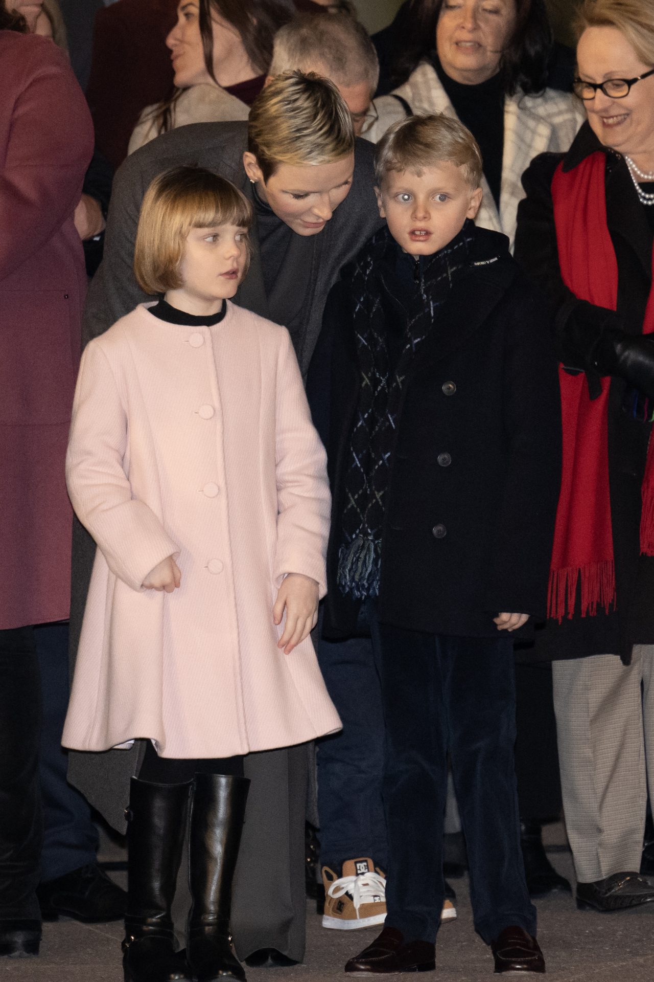Charlène van Monaco en haar kinderen