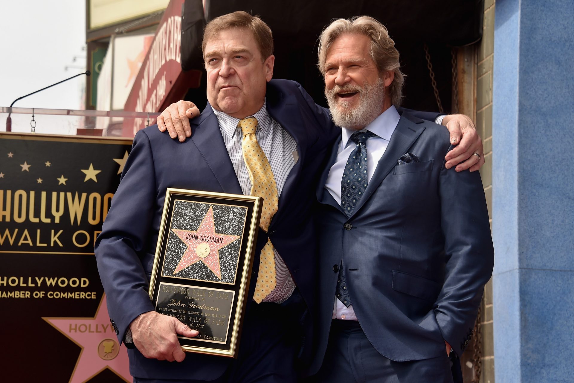 John Goodman and Jeff Bridges in 2017