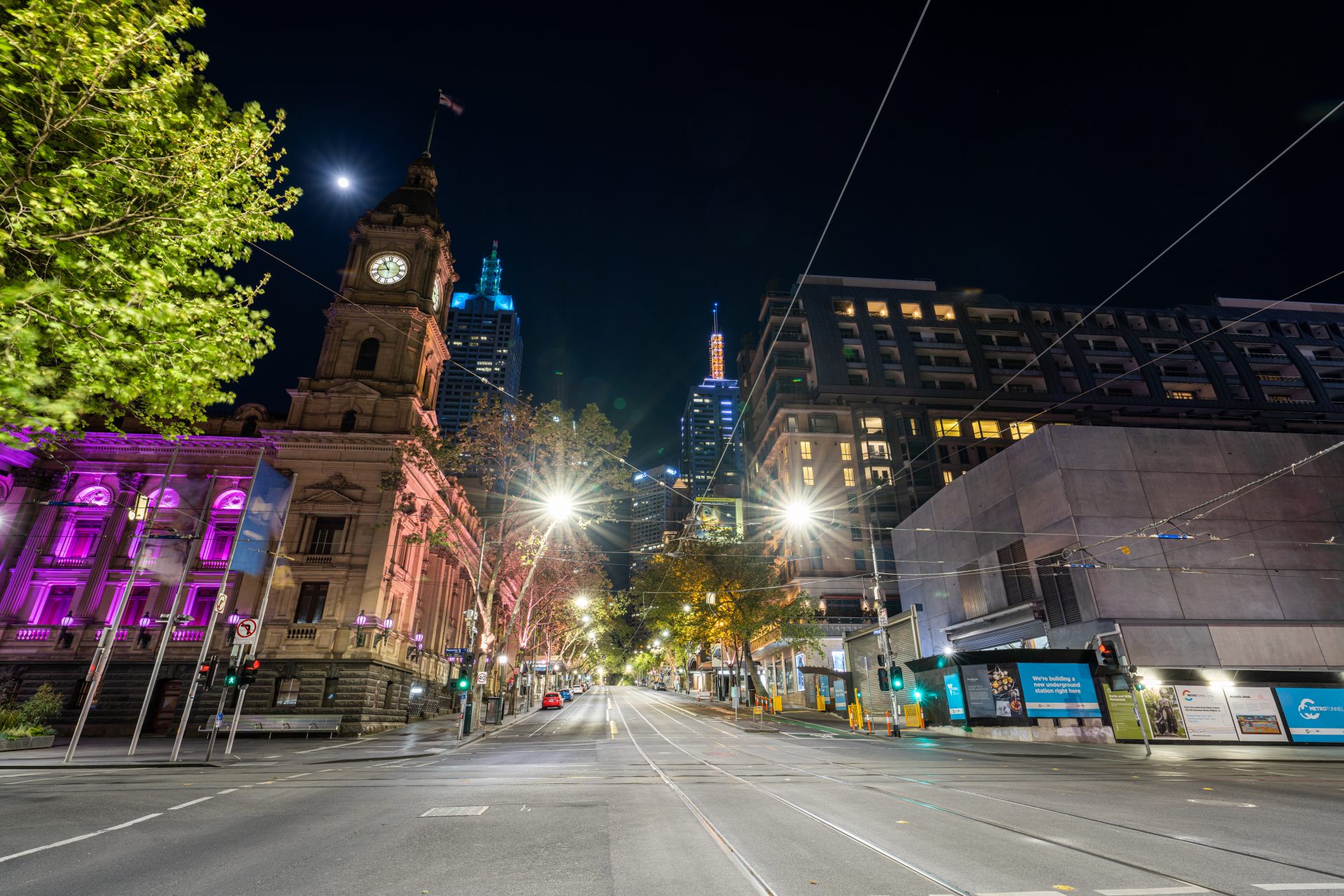 Now: Swanston Street looking south