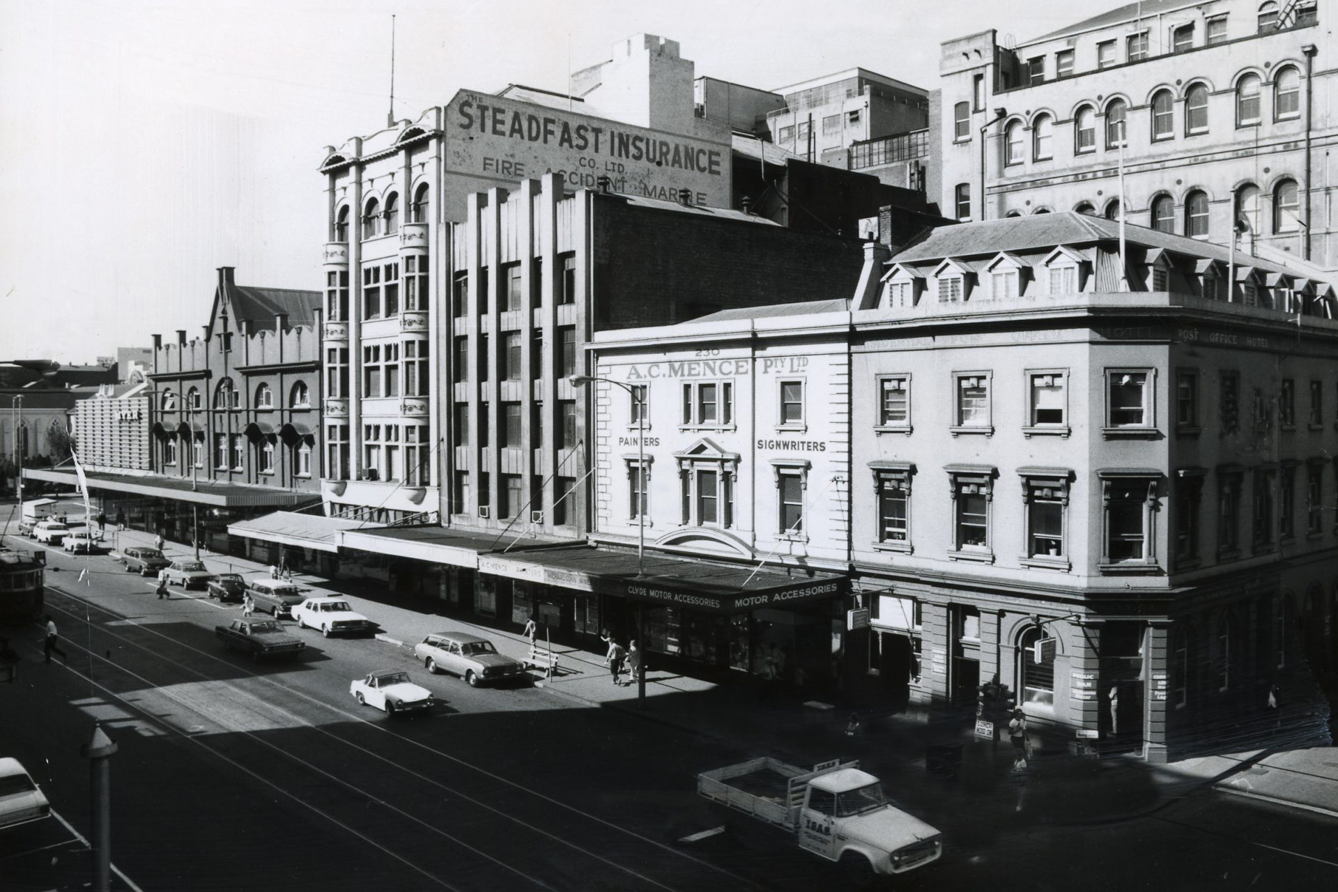 Then: Flinders Street Station from Elizabeth Street 