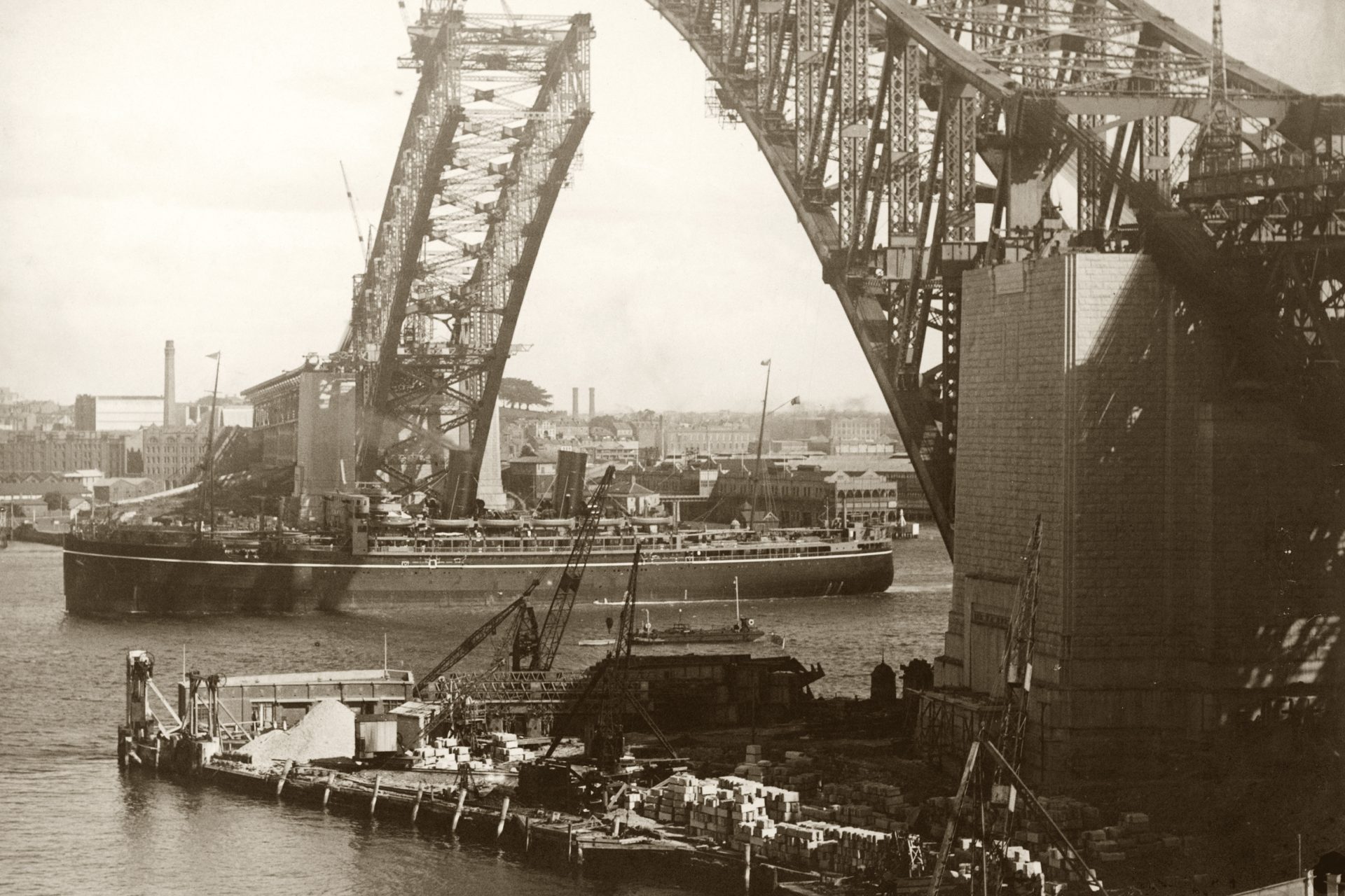 Then: Sydney Harbour Bridge