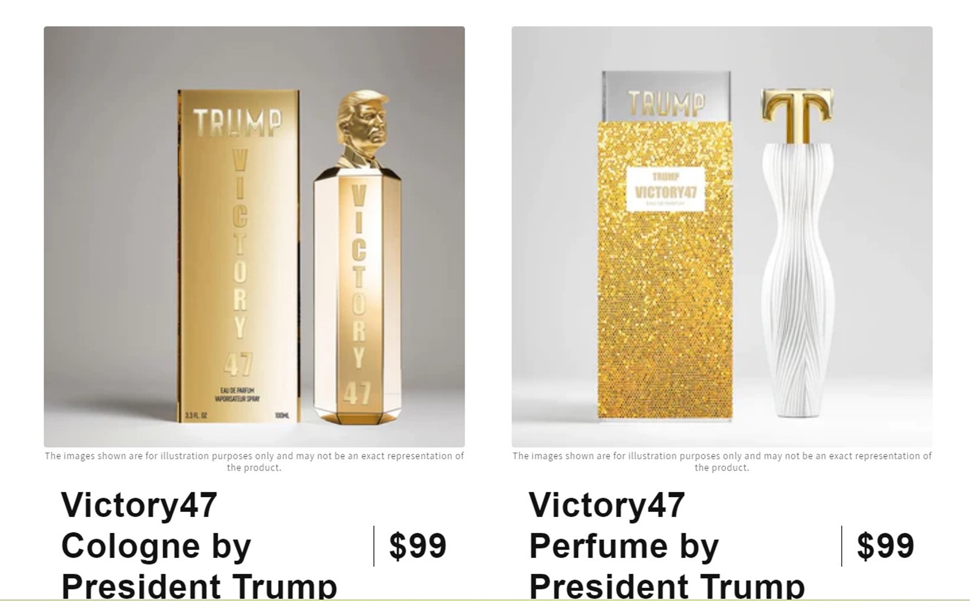 Trump perfume