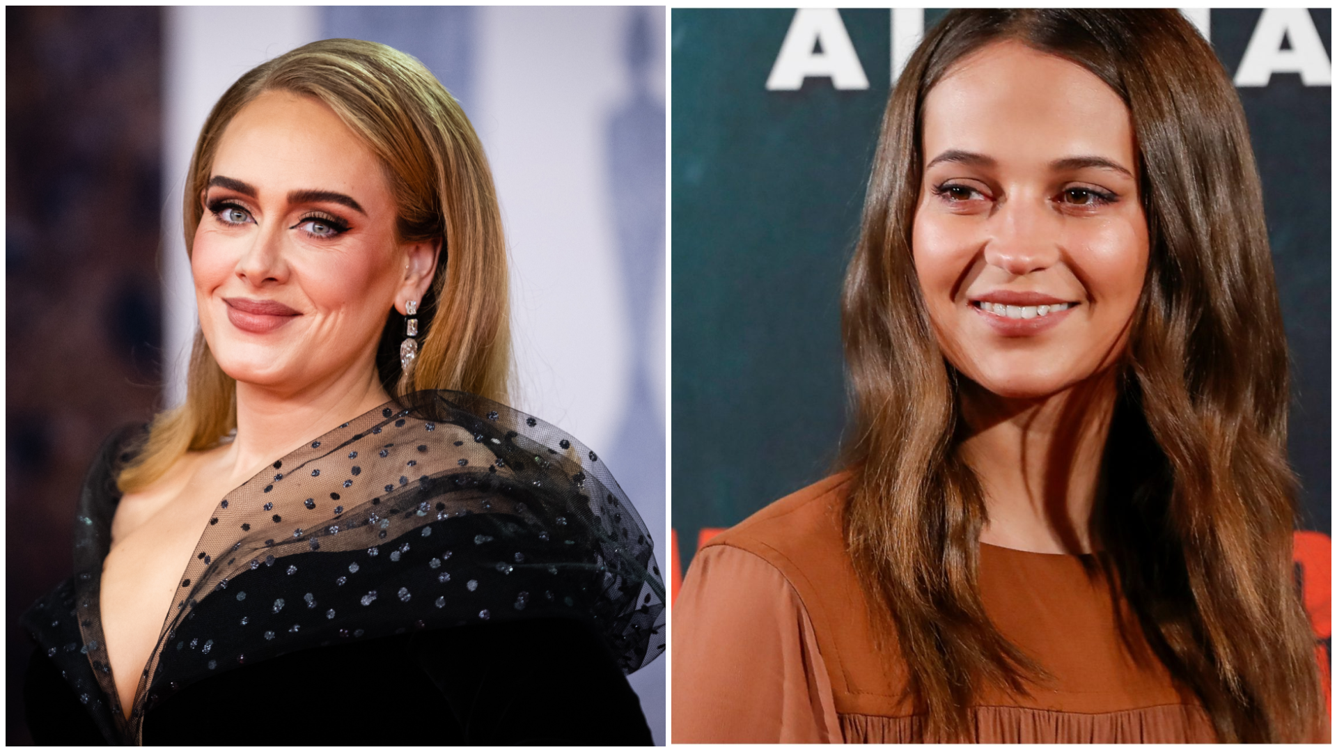 Adele y Alicia Vikander