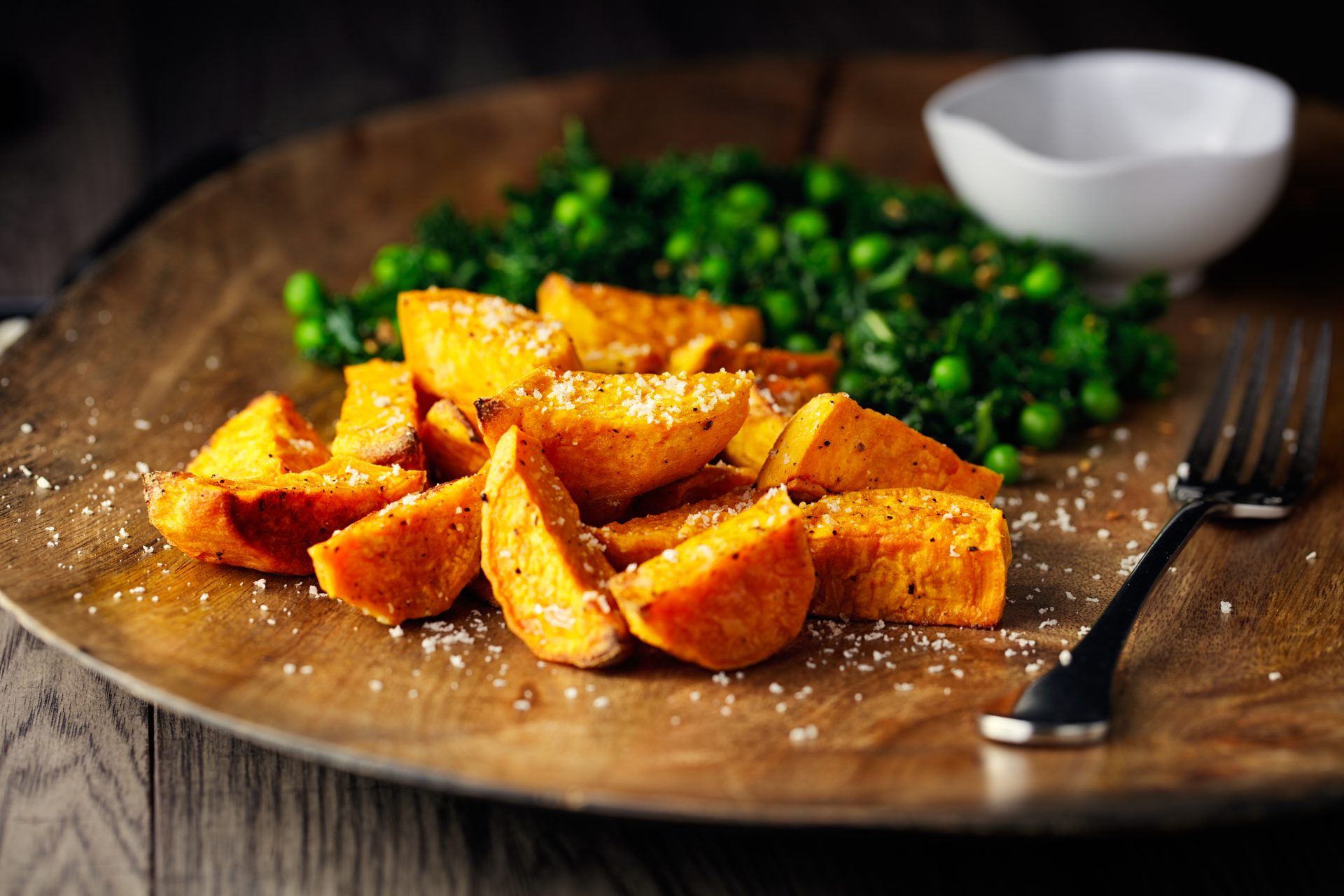 Chips de calabaza con parmesano y especias