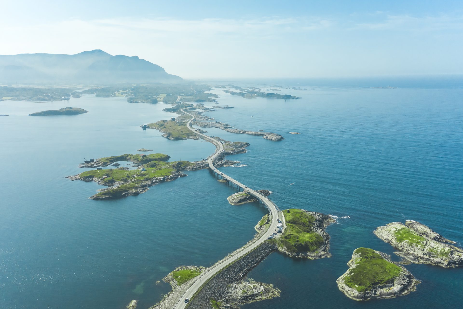 La route de l'Atlantique en Norvège