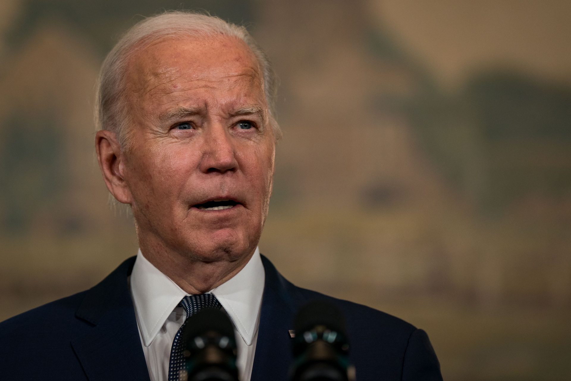 Biden wants the media to know that he wasn't the one to fall this time