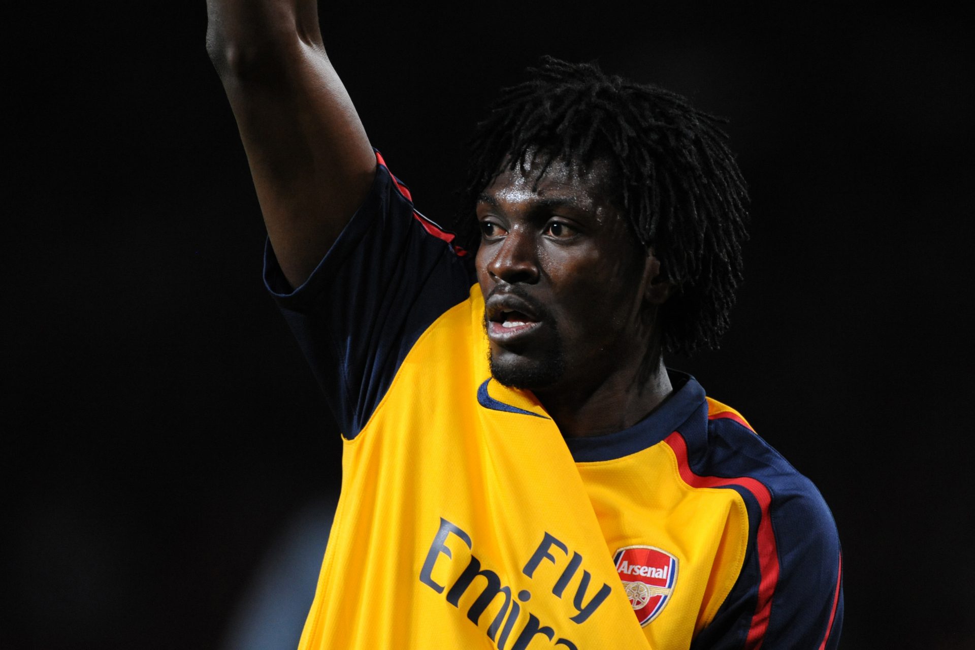 Emmanuel Adebayor: del Arsenal...