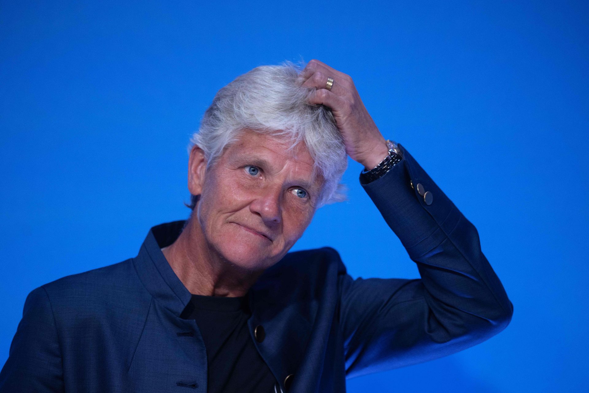 A treinadora Pia Sundhage