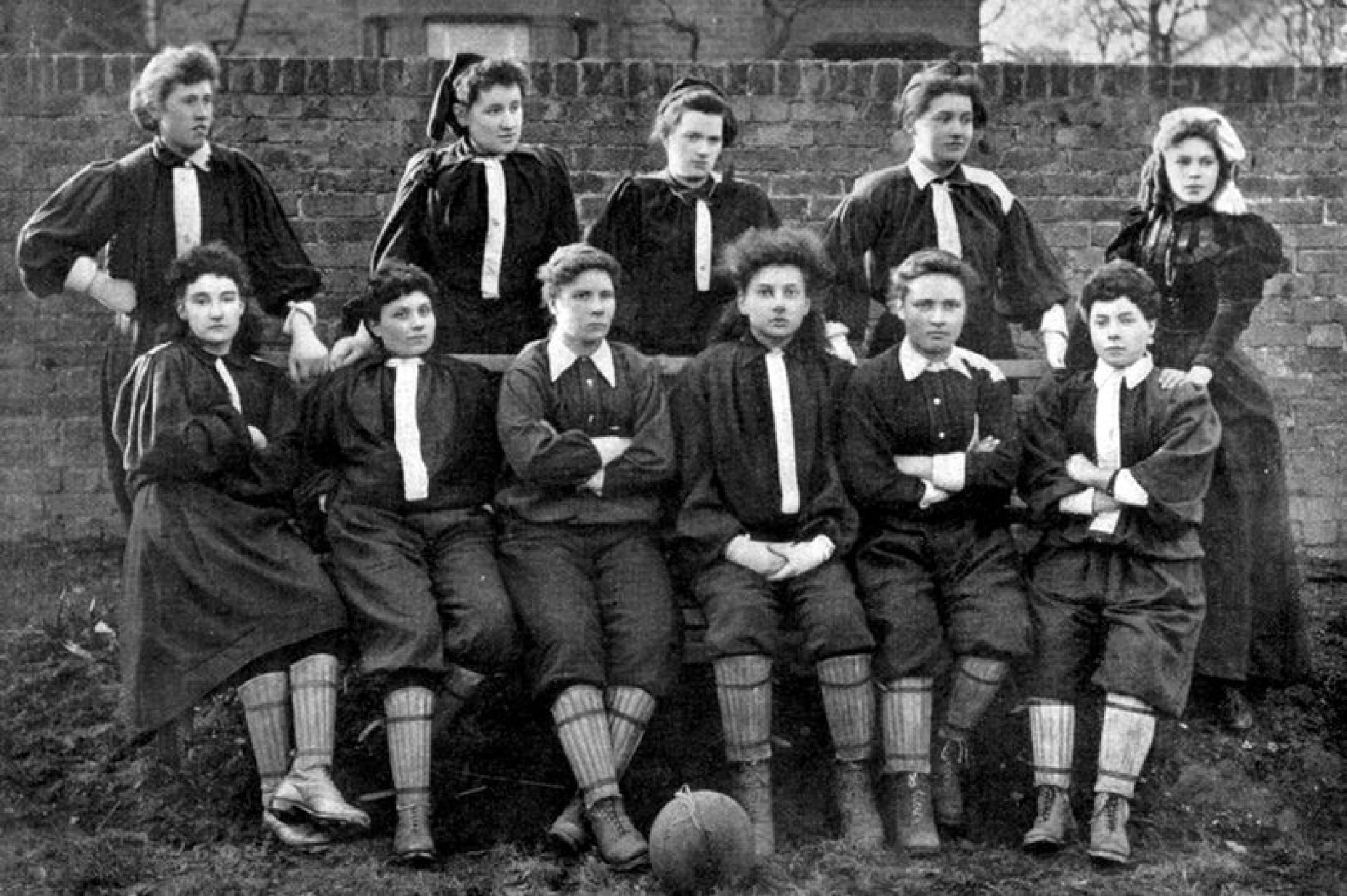 The first women's soccer game: Scotland?