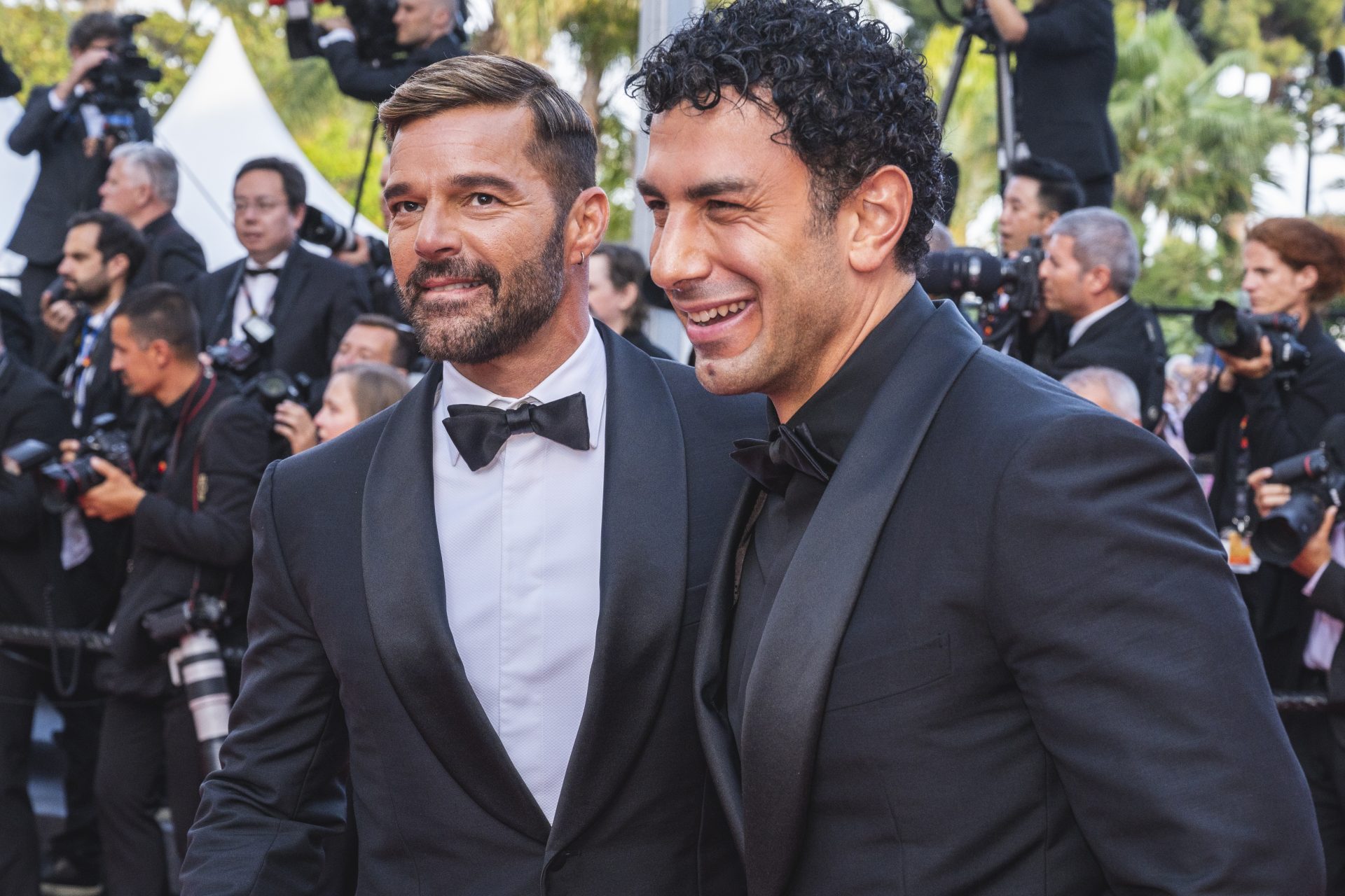 Ricky Martin and Jwan Yosef