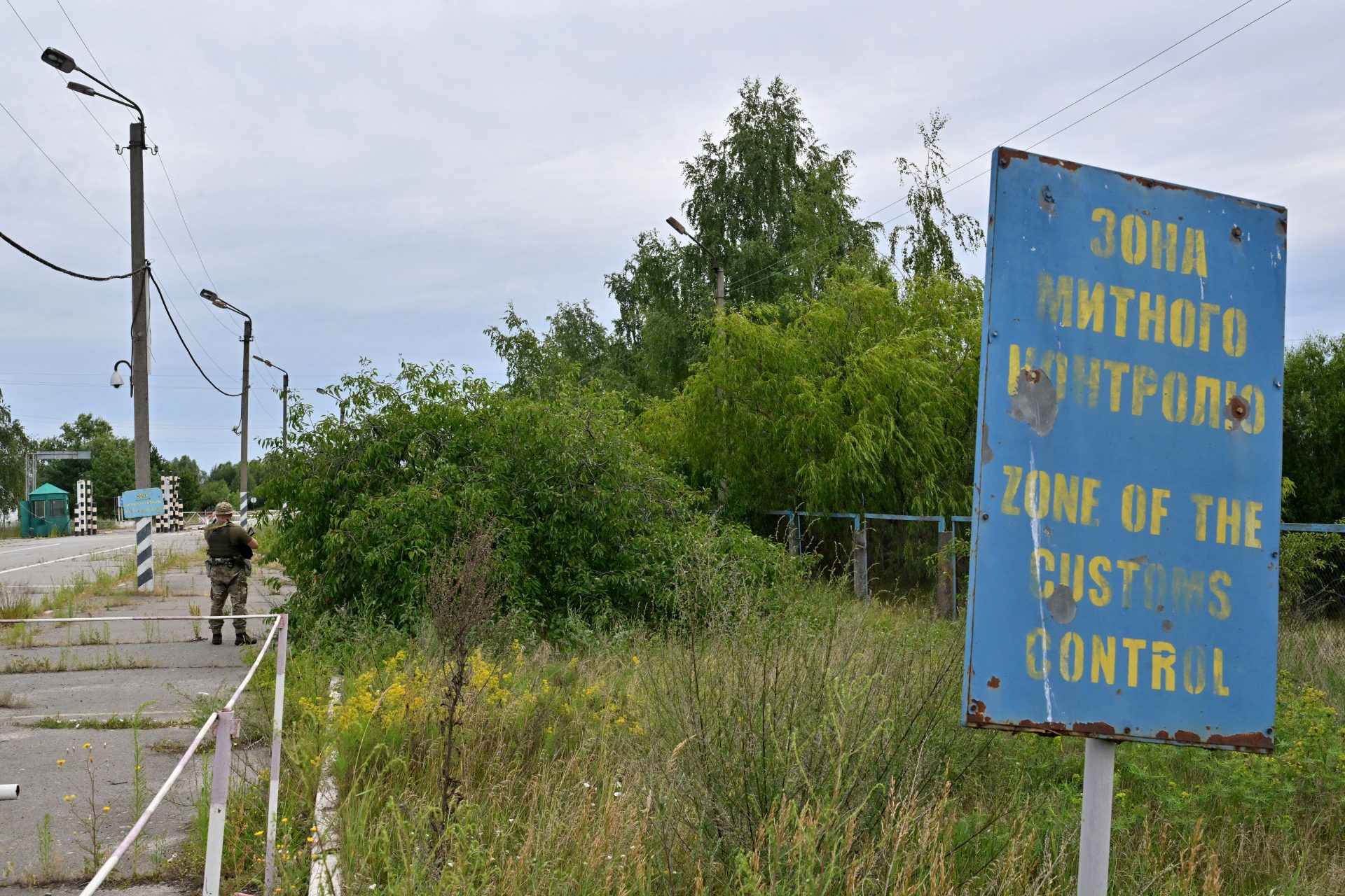 Ukrainische Grenzbeamte haben eine Gruppe russischer Saboteure gestoppt