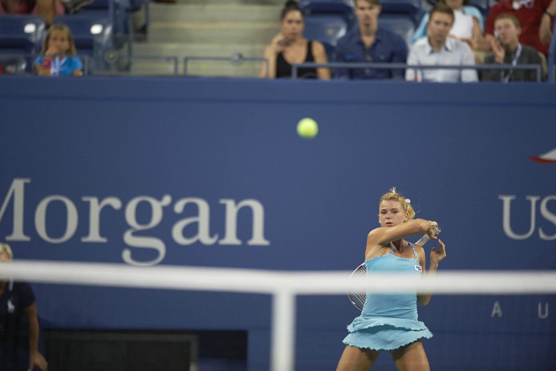 Playing tennis since she was five