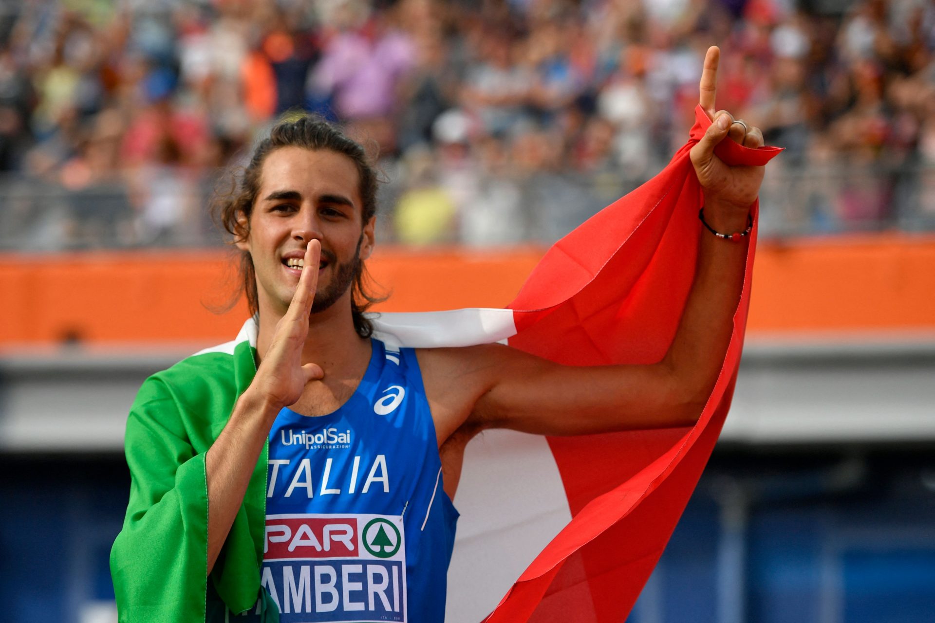 Primo atleta italiano a vincere la medaglia d'oro europea nel salto in alto