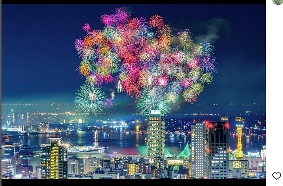 みなとこうべ海上花火大会（兵庫県神戸市）　