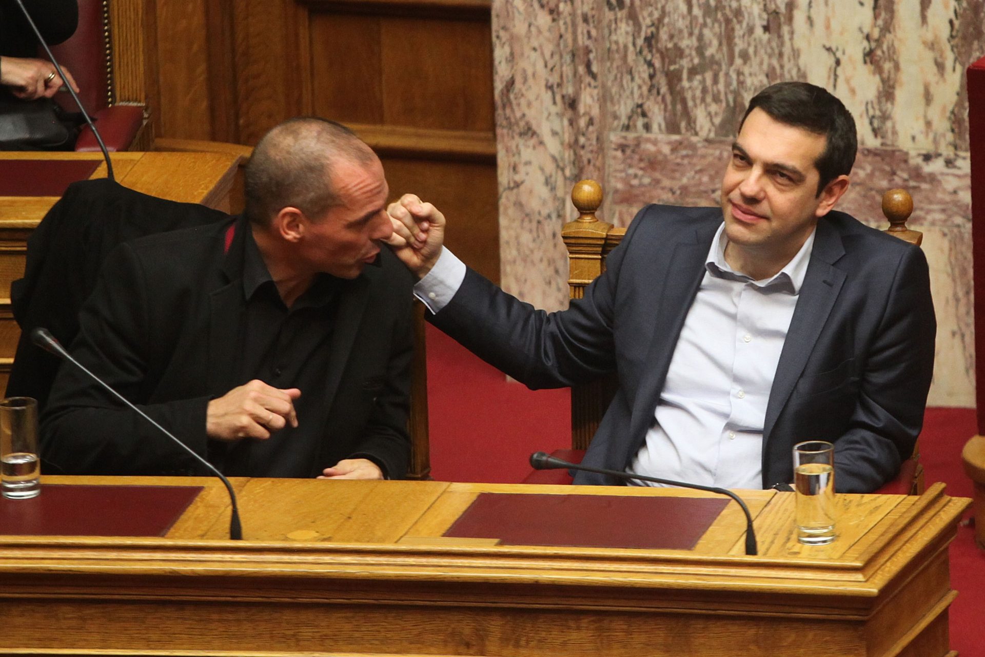 La main droite de Tsipras