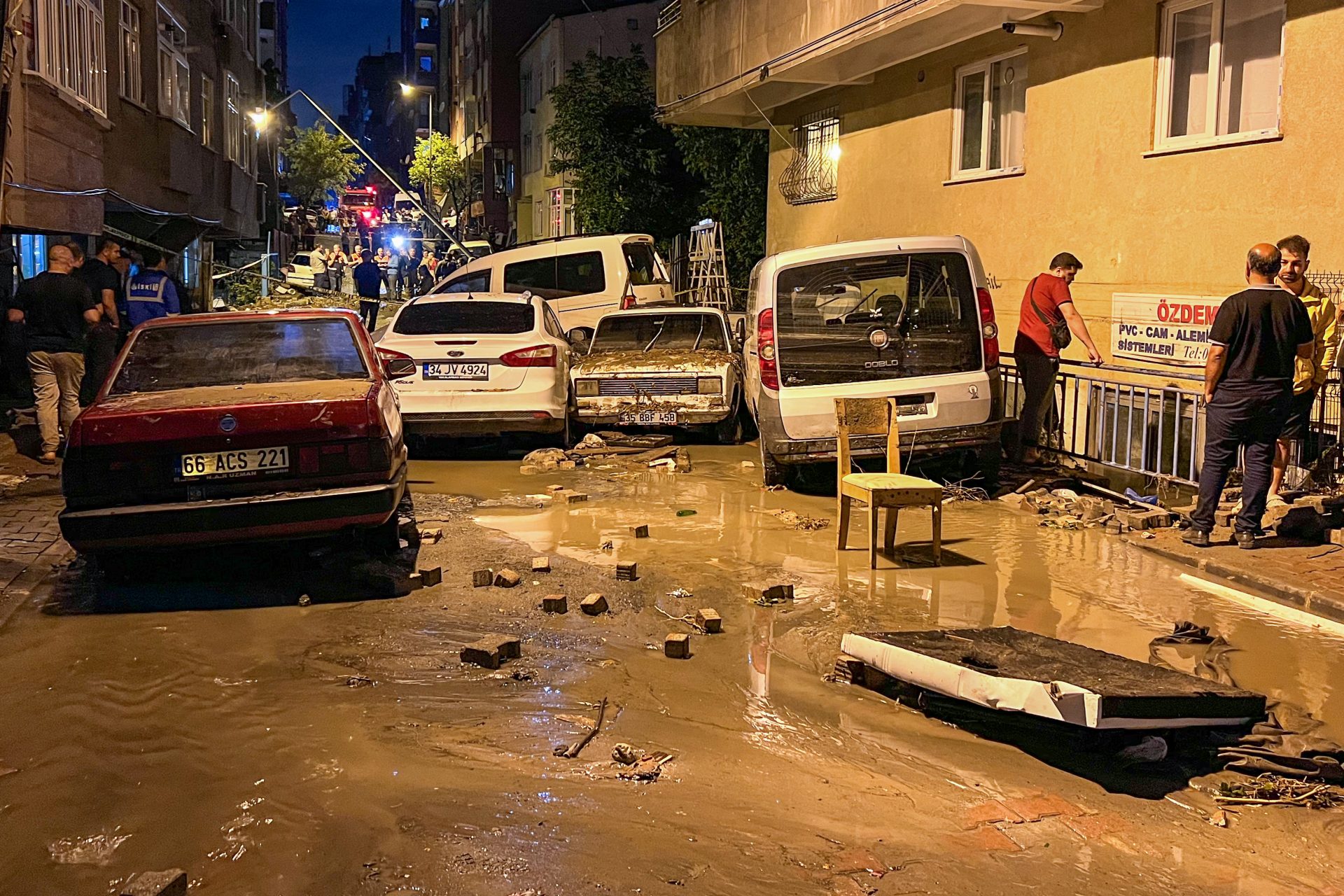 Des rues inondées