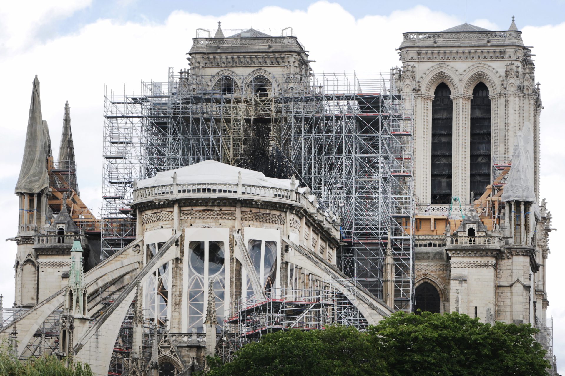 Work on the Notre Dame continues