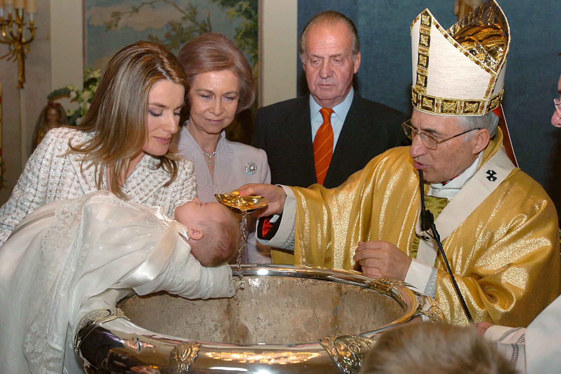 Batizada no Palácio da Zarzuela