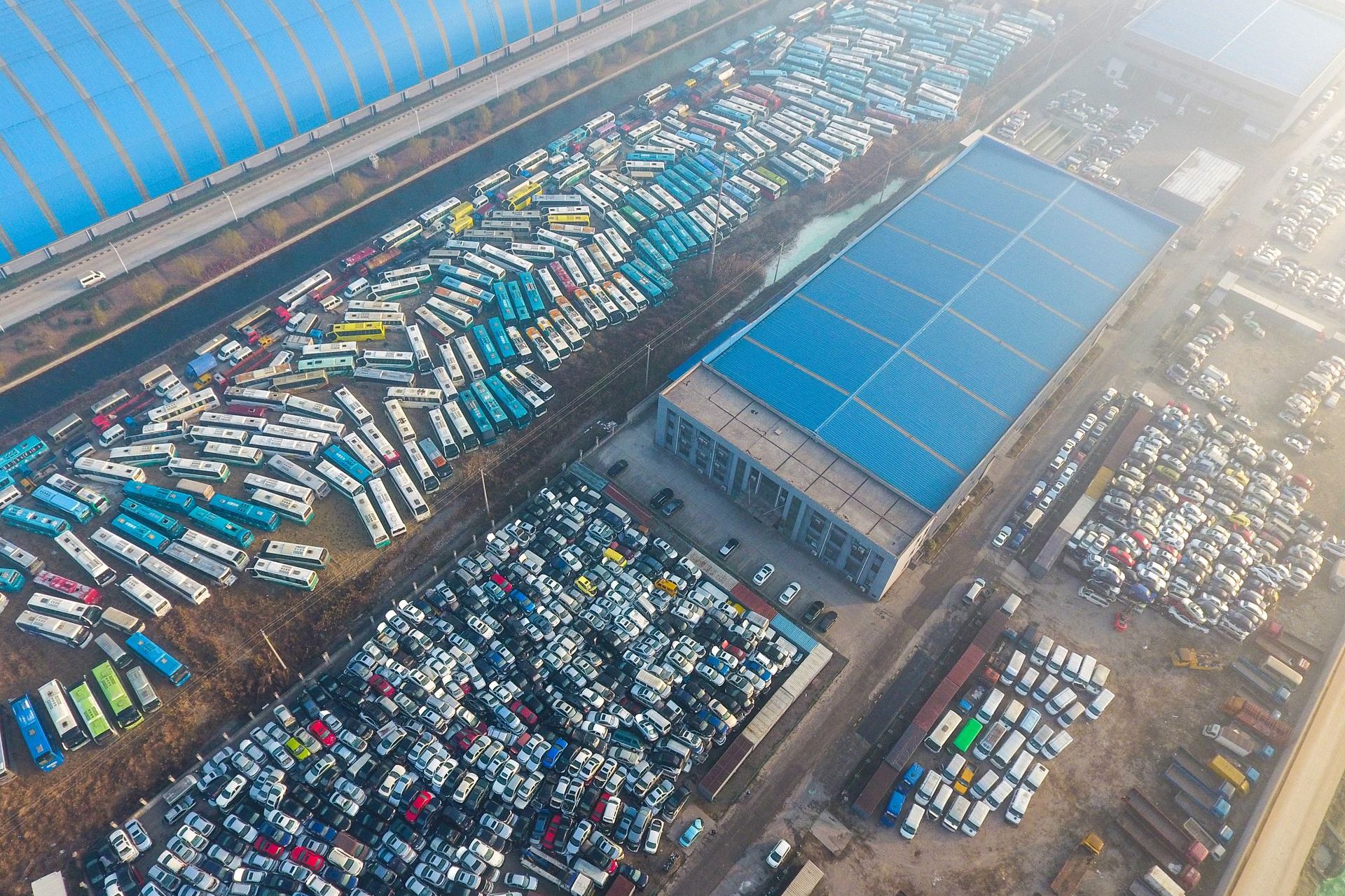 Electric car graveyards in China