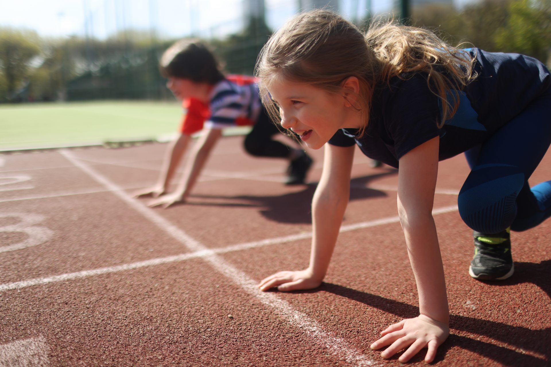 O início no atletismo