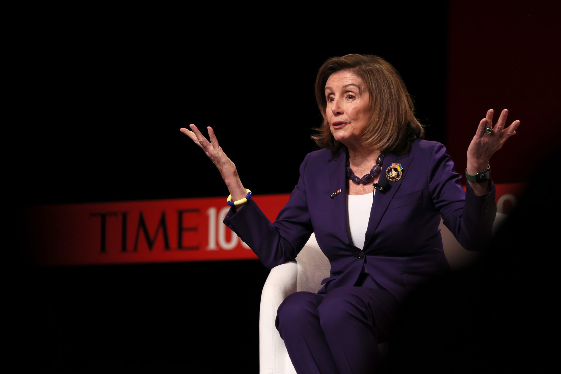 Trump also attacked Nancy Pelosi 