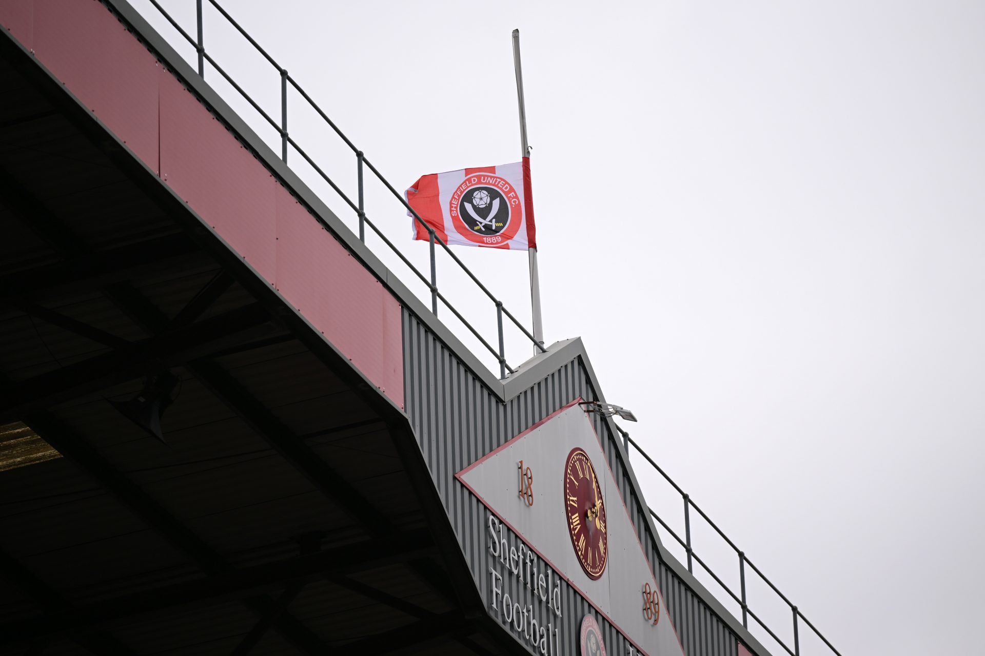 Flags at half-mast