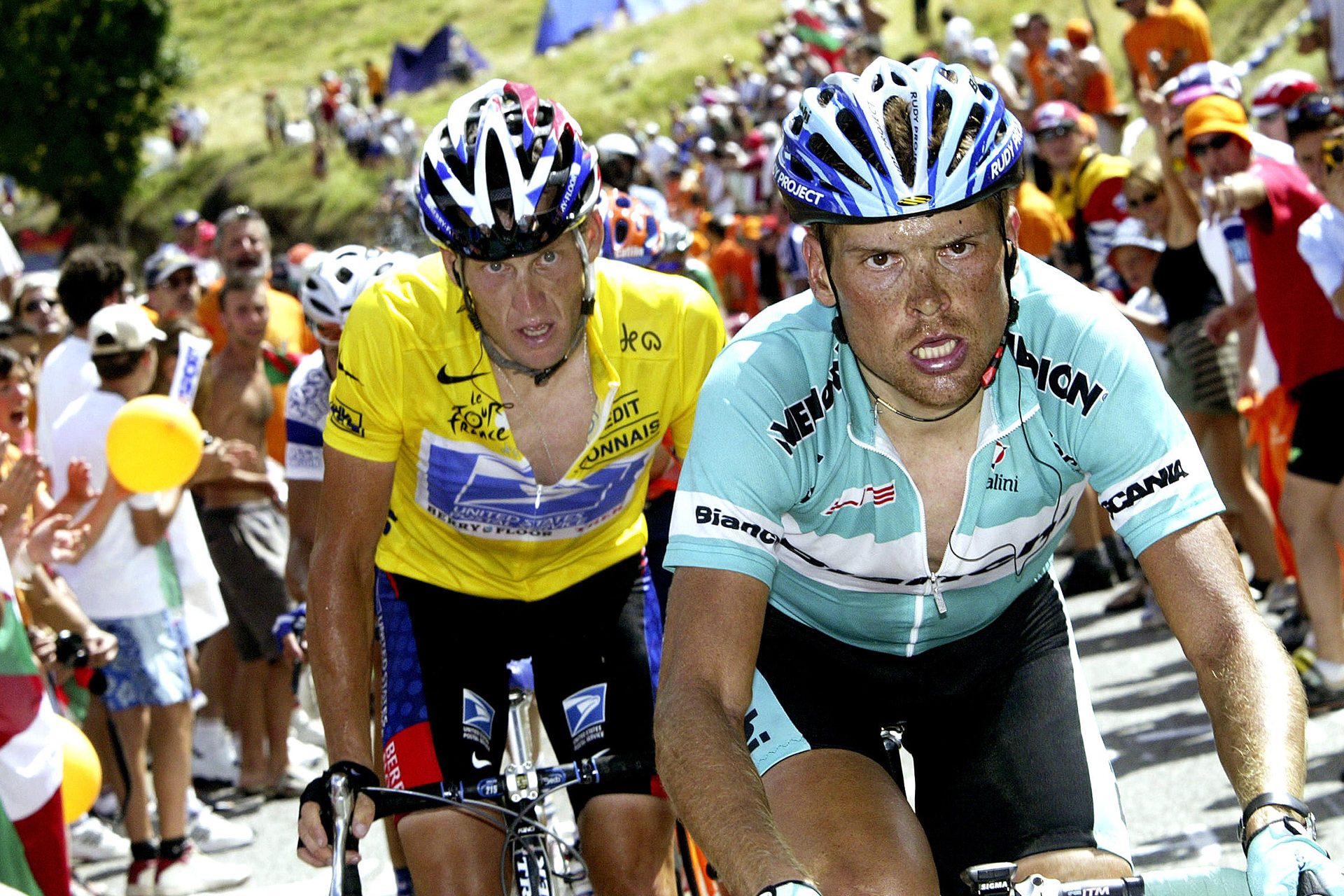 Dura e histórica pugna con Lance Armstrong