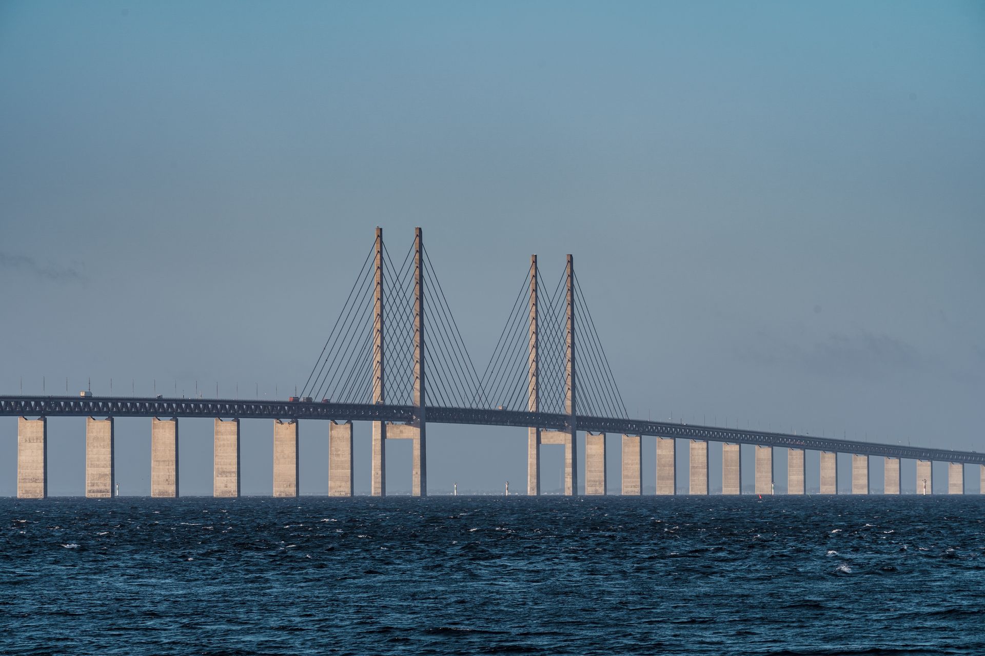 Le Pont de l'Øresund (Danemark/Suède)