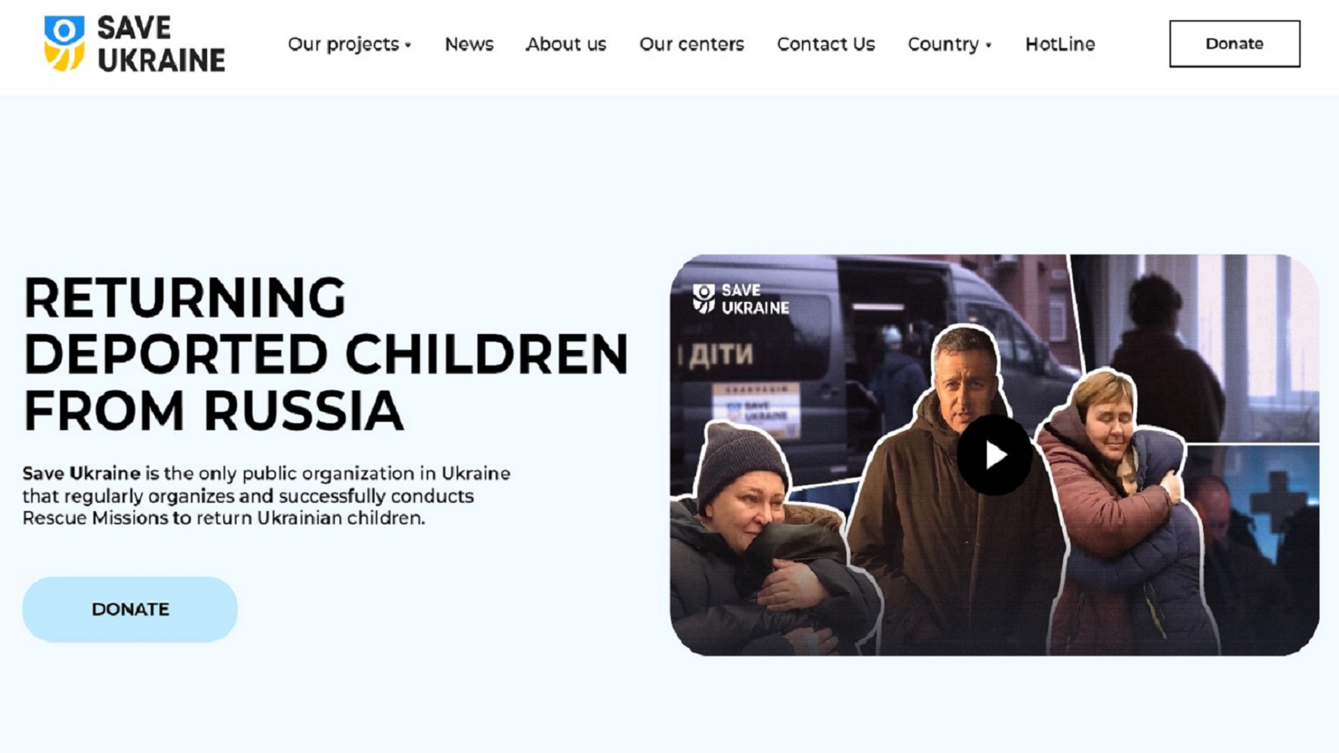 L'ONG Save Ukraine aide la mère de Liza à récupérer sa fille