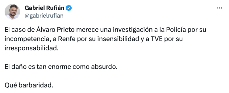 Lo que ha dicho Rufián