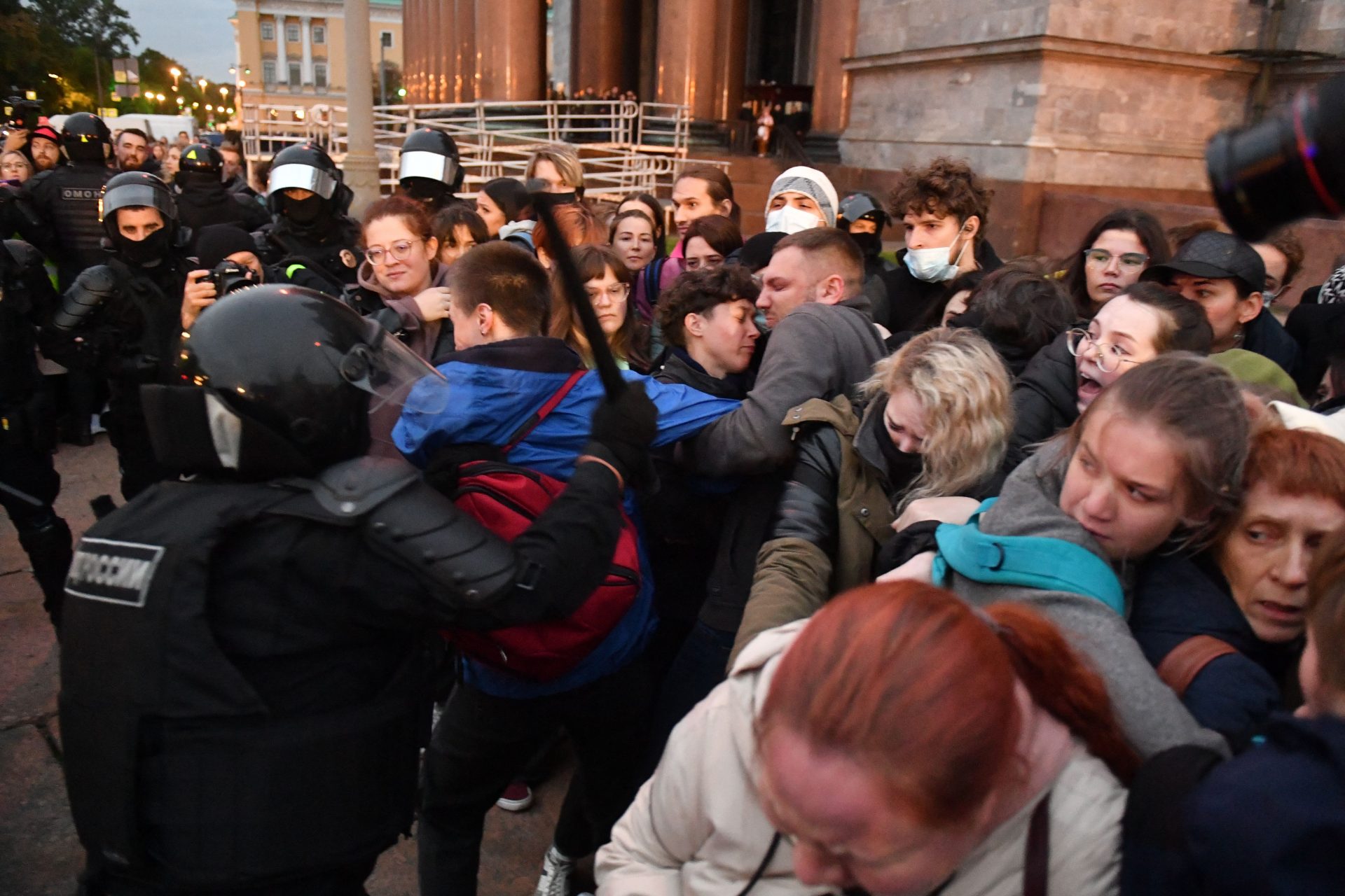 Protests on the street 