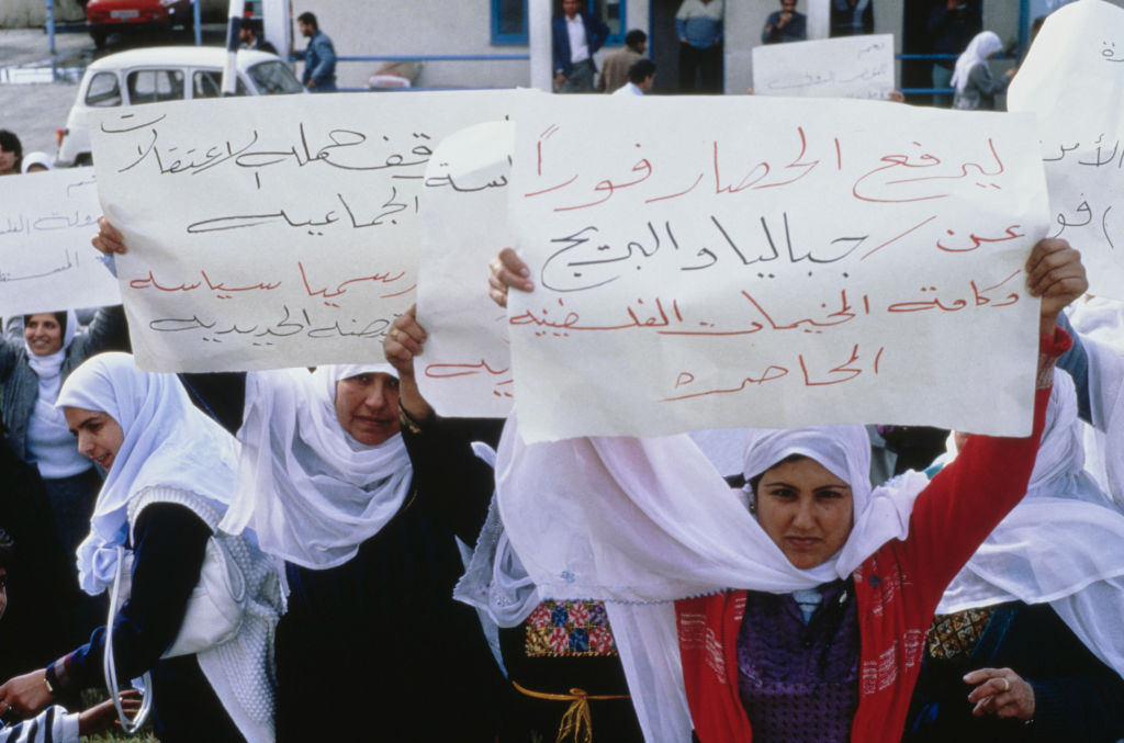 La première Intifada, 1987