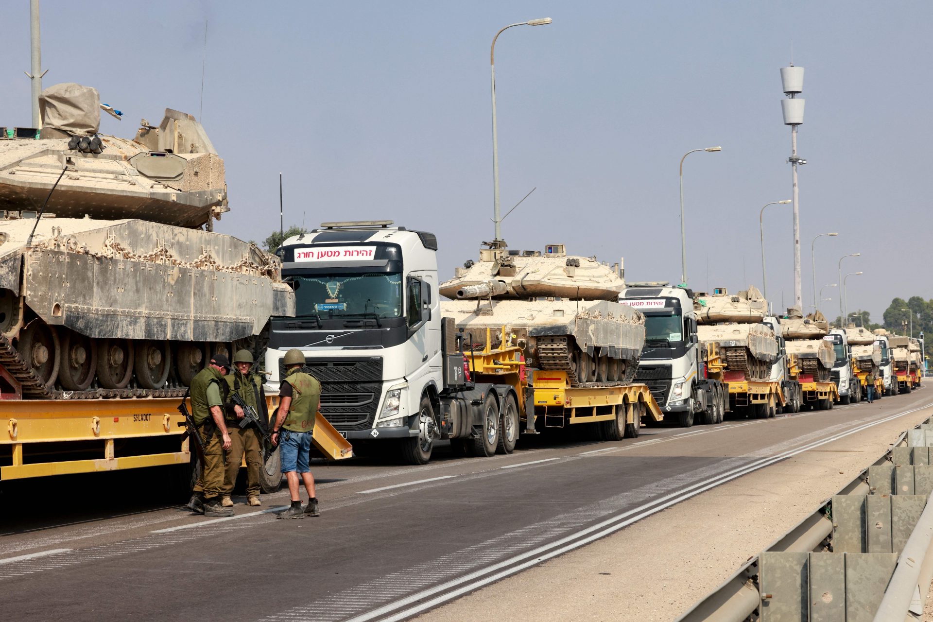 La mobilisation des troupes israéliennes