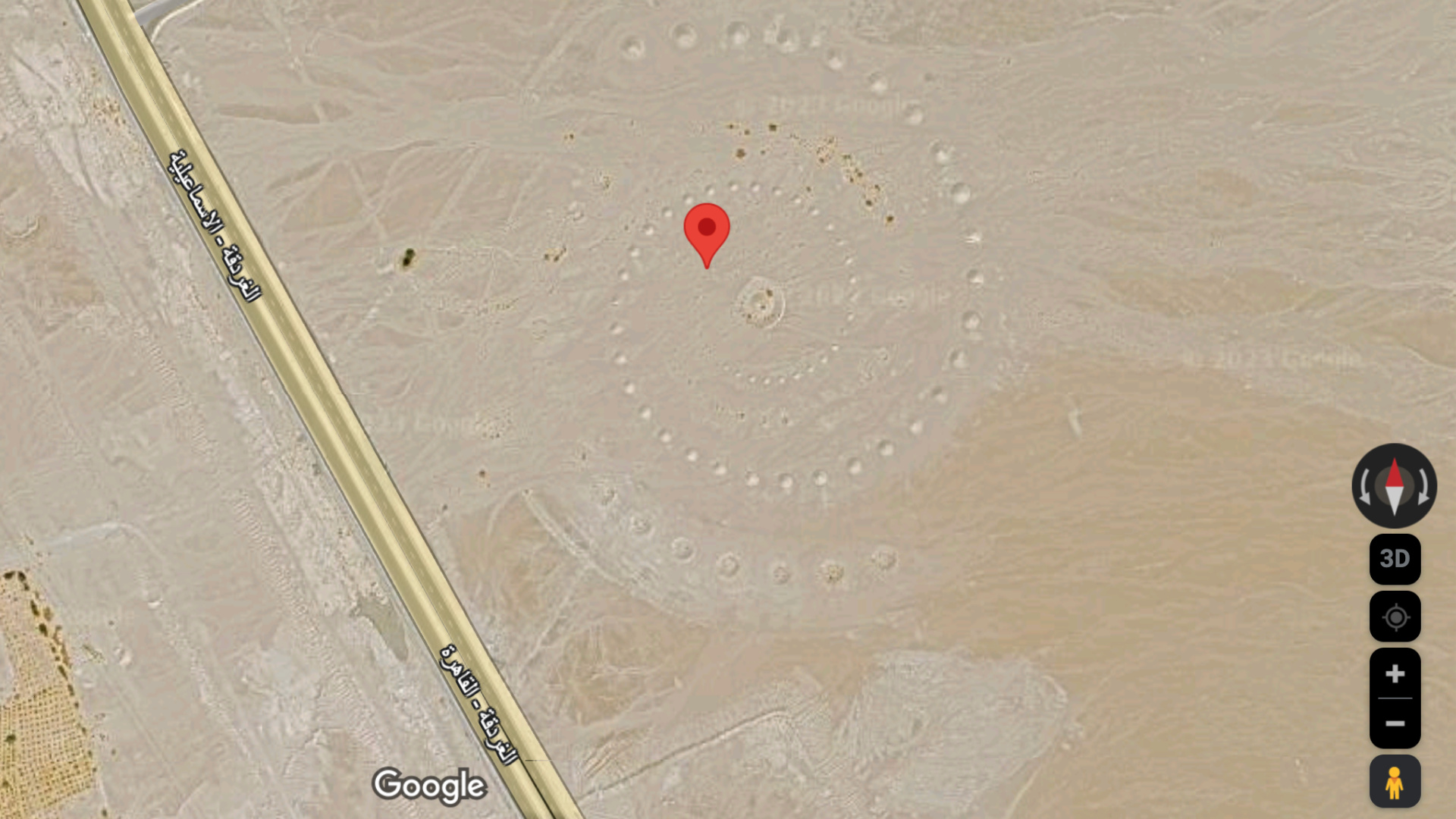 Spiral in the desert