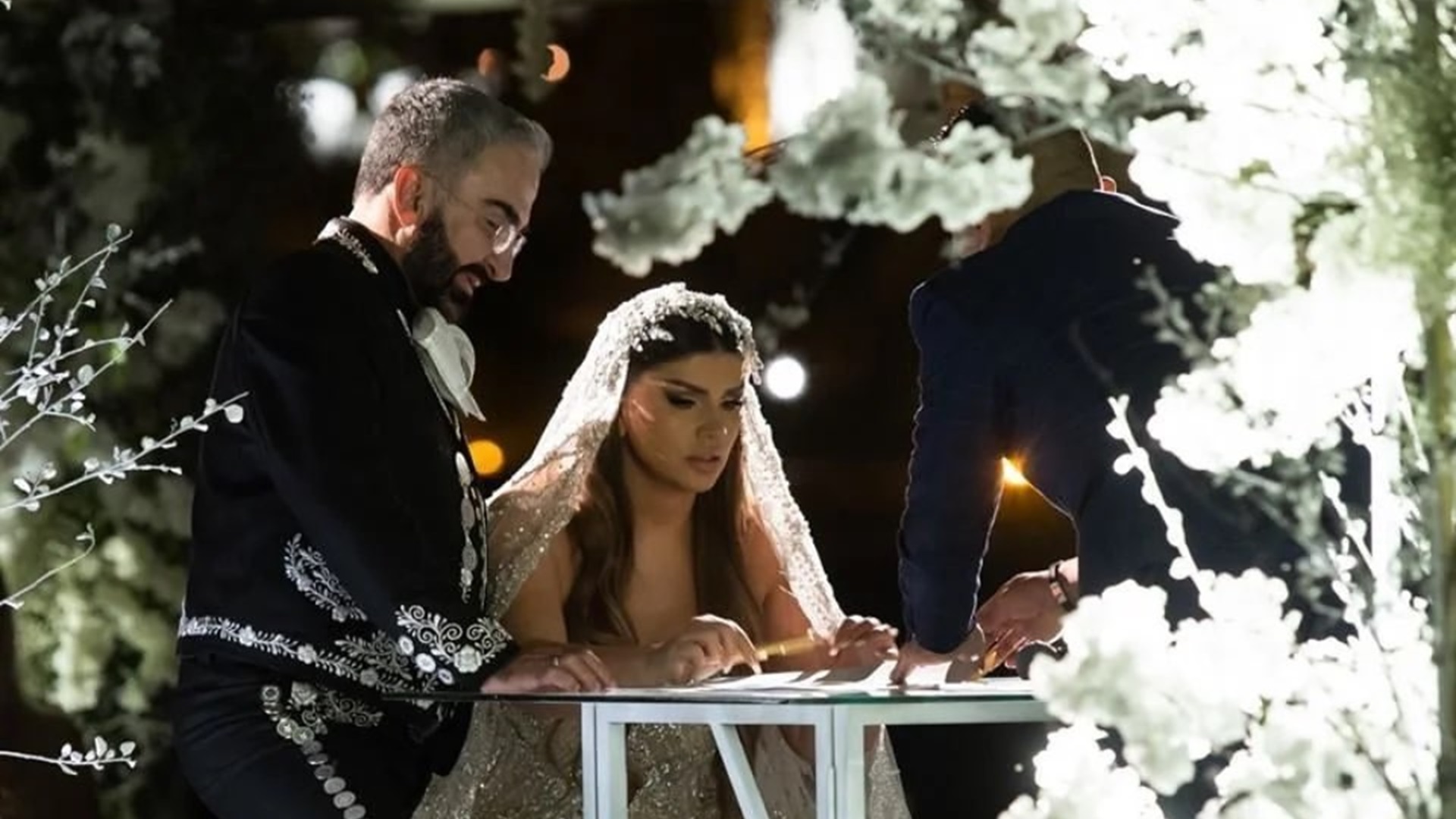 Las fotos de la lujosa boda de Mariana González y Vicente Fernández Jr.