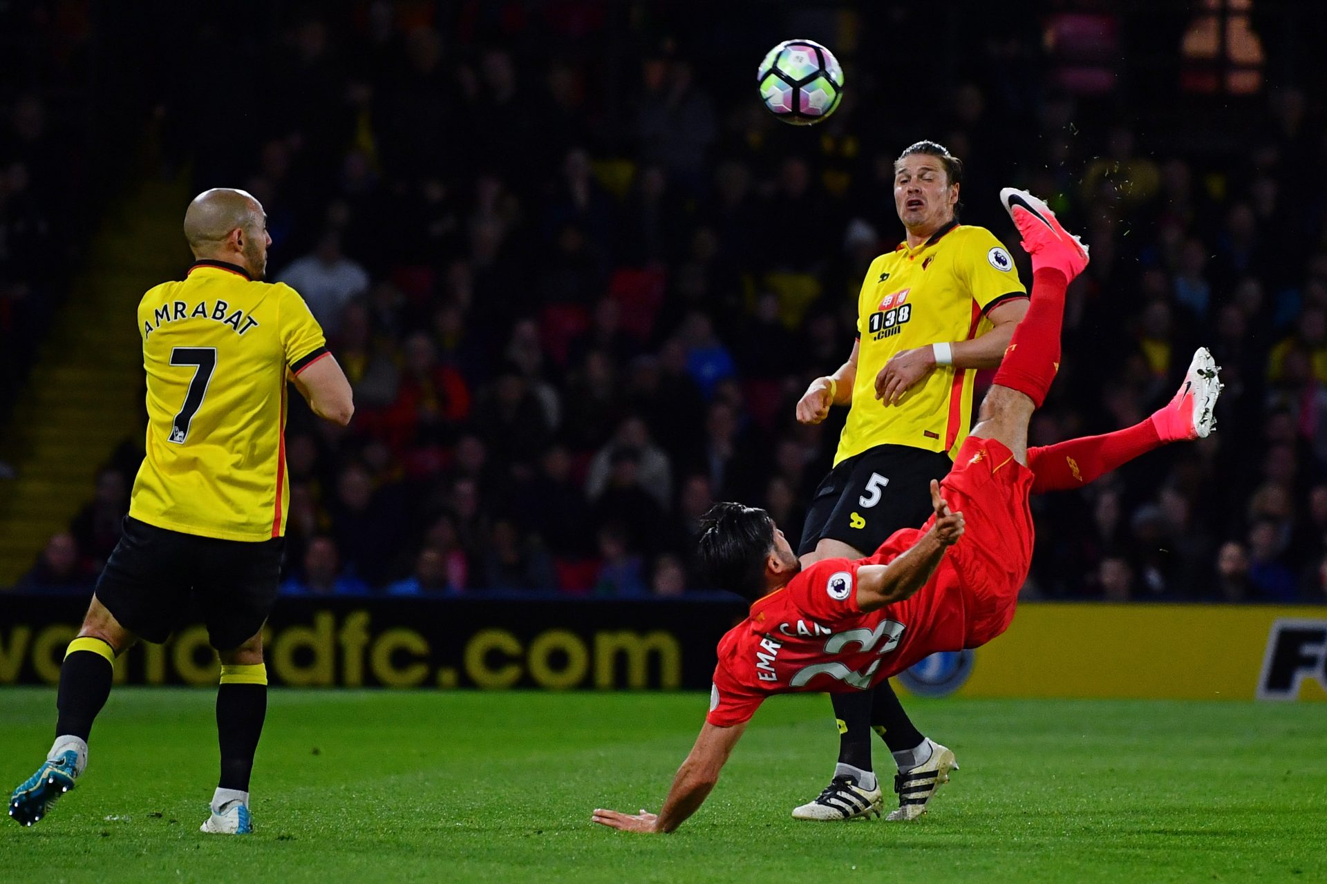 Emre Can, Liverpool-Watford 2017