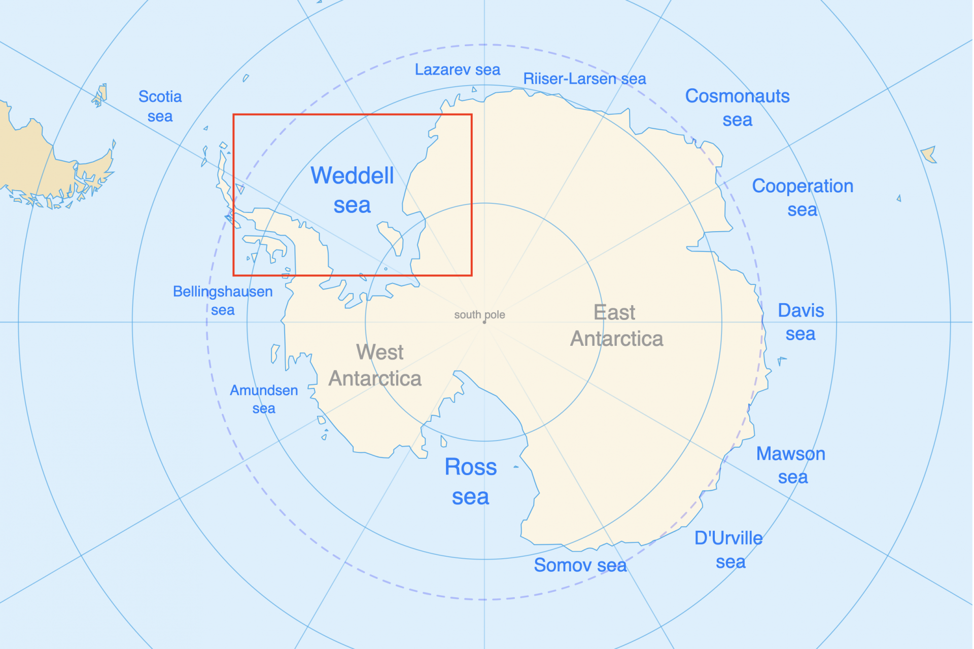 Stuck in the Weddell Sea 
