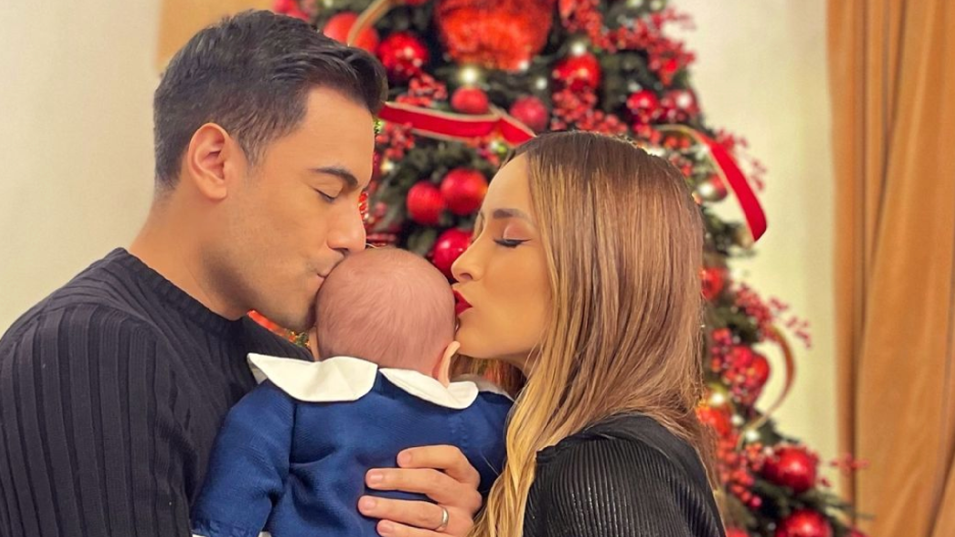 La primera foto de Carlos Rivera y Cynthia Rodríguez en familia: así han sus primeros meses junto a León