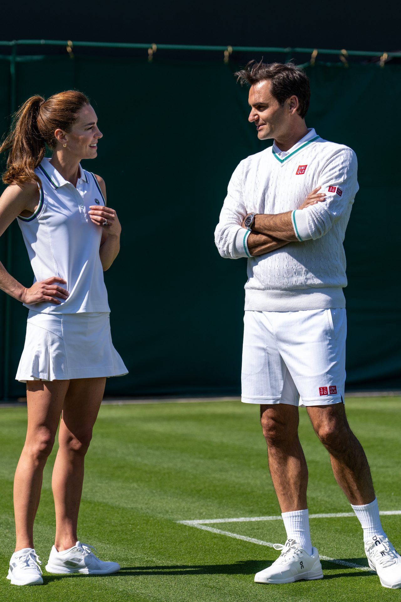 La princesse de Galles et Roger Federer