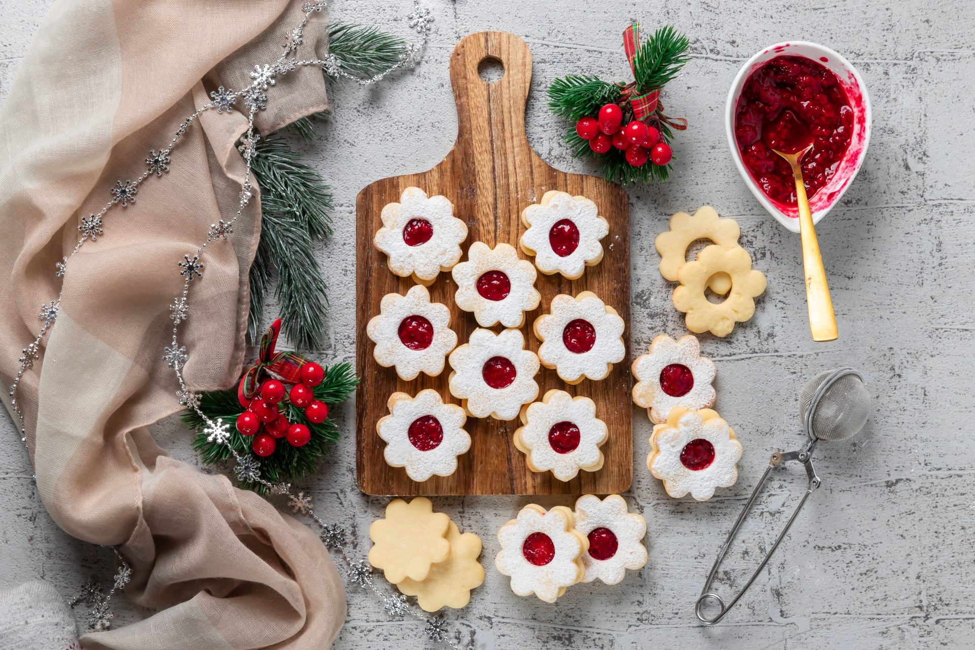 Spitzbuben: biscotti tedeschi alla marmellata