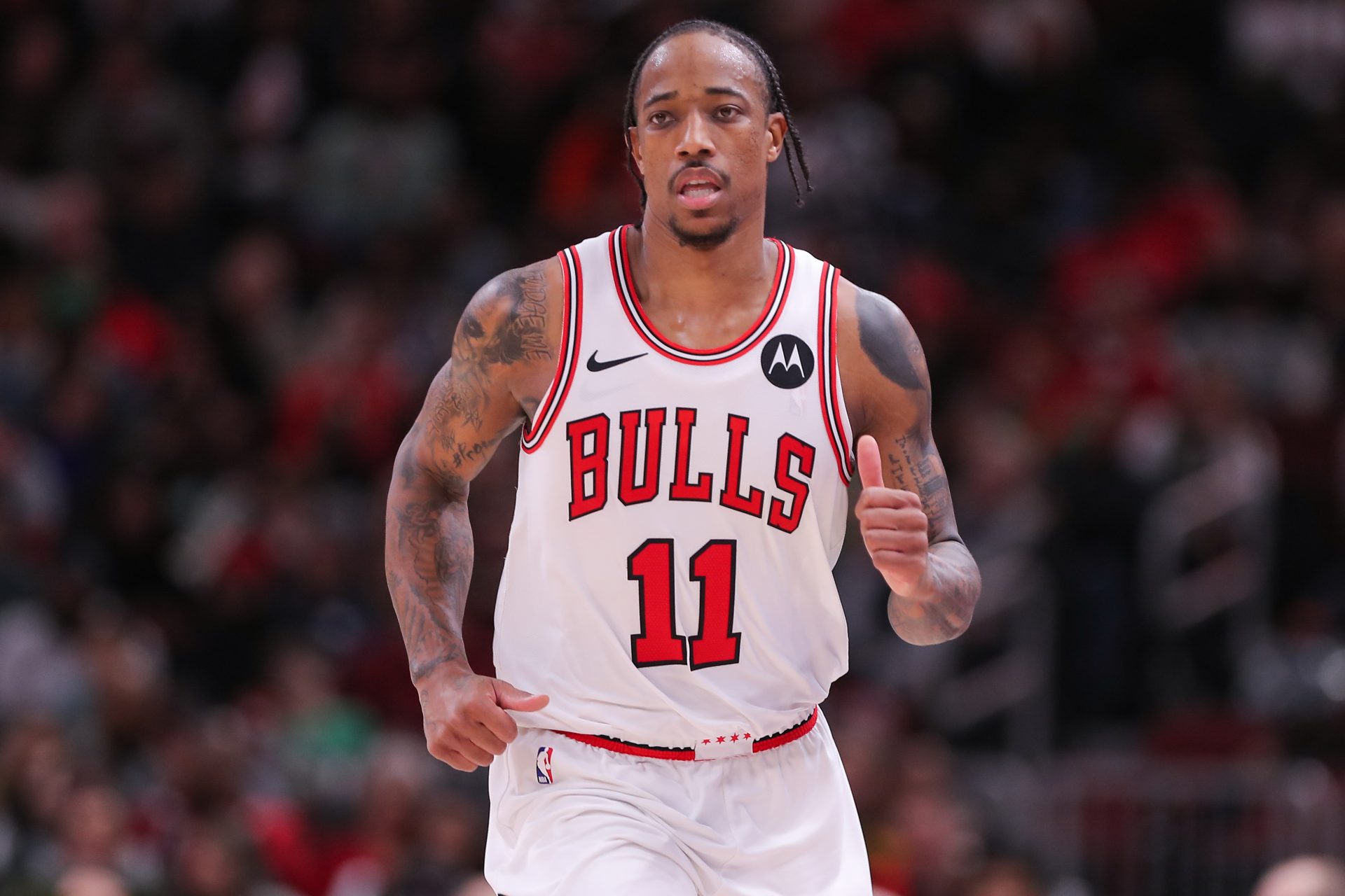 DeMar DeRozan con i Chicago Bulls