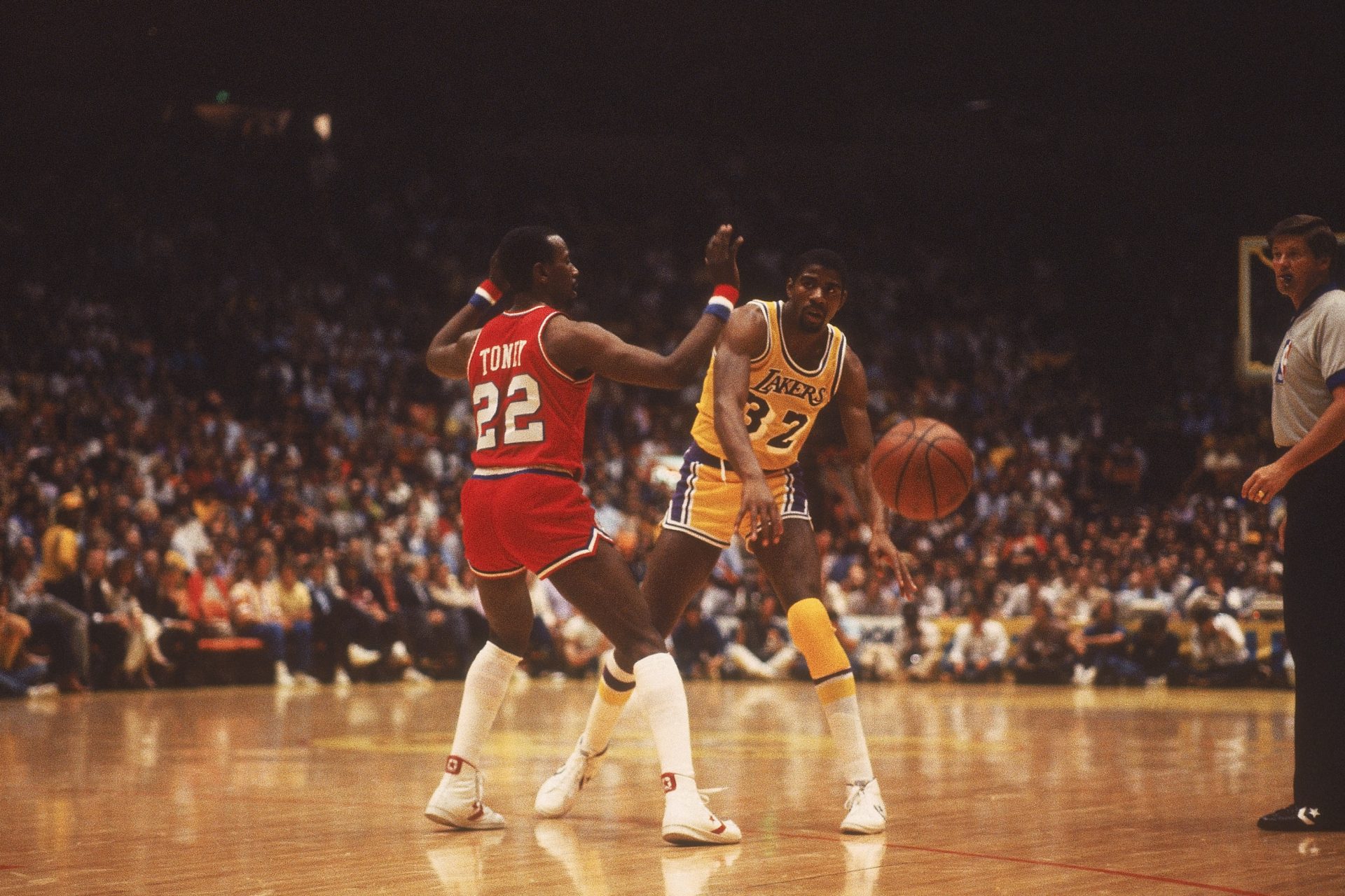 Giannis Antetokounmpo and Magic Johnson