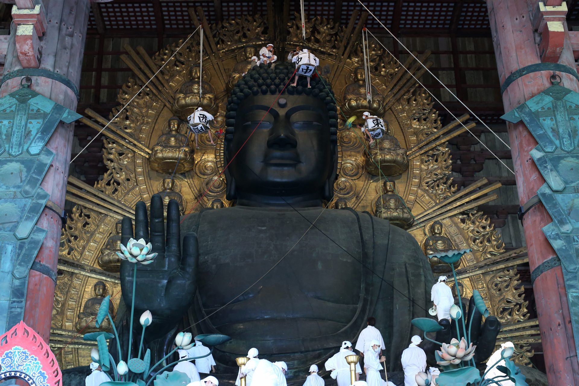 Going to the temple in Japan