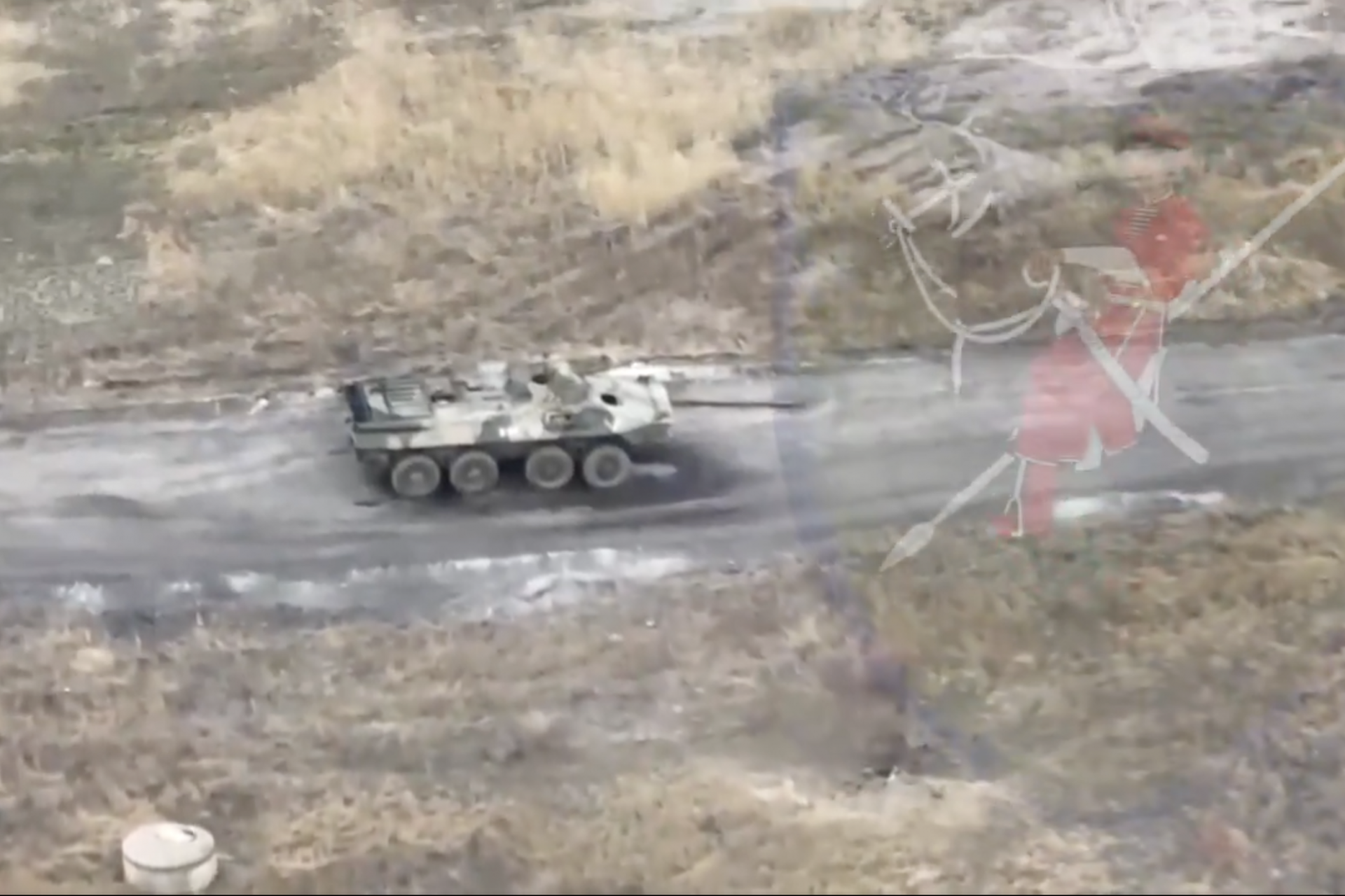 Les images vidéo de la 110e brigade ukrainienne
