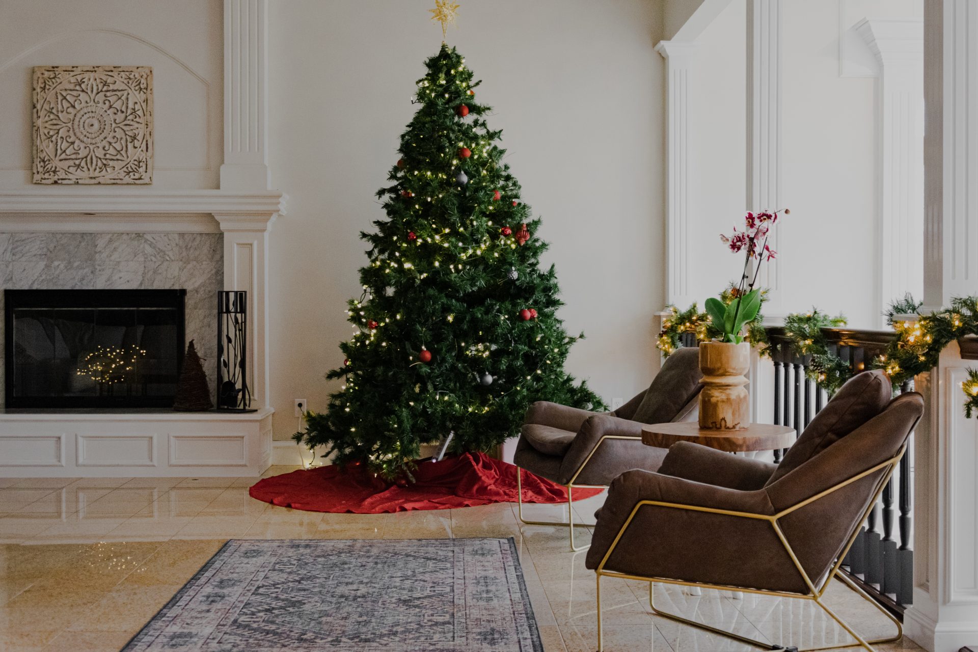 Una tendencia hacia el árbol de Navidad natural