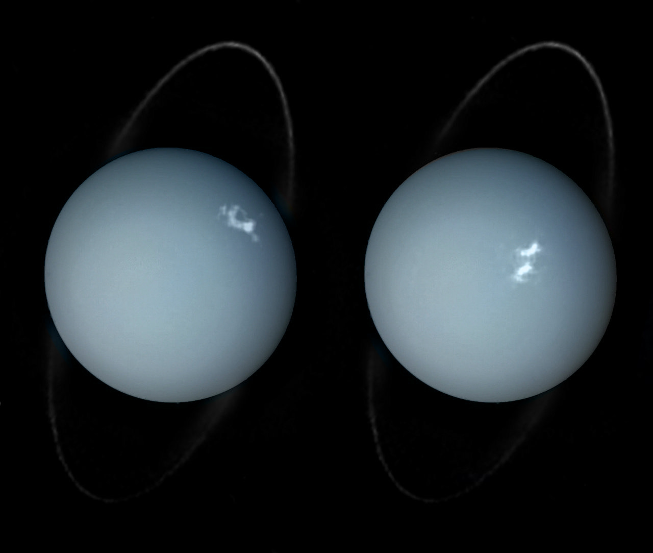 Urano está nebuloso por causa de todo o gás metano extra 