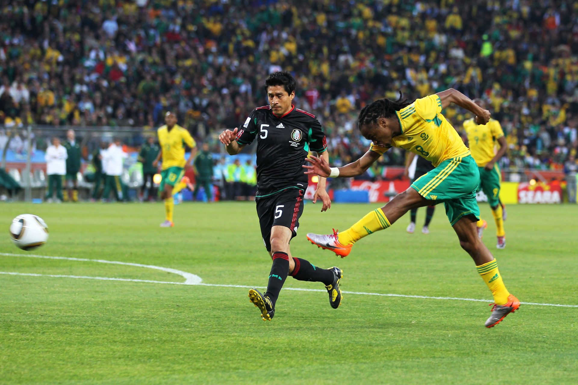 Siphiwe Tshabalala at the 2010 FIFA World Cup