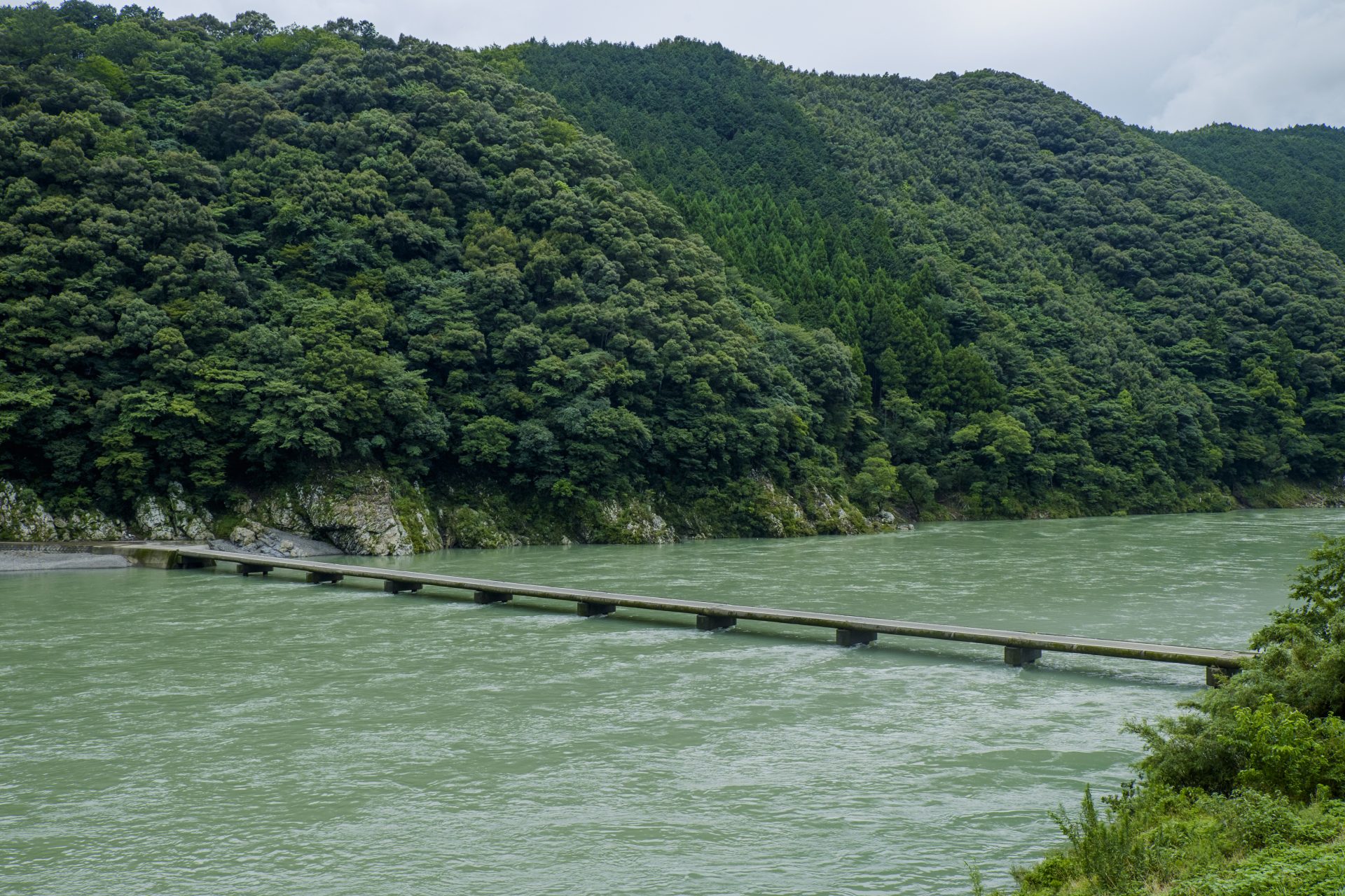 Shimanto River Submerged Bridge / Kochi Prefecture